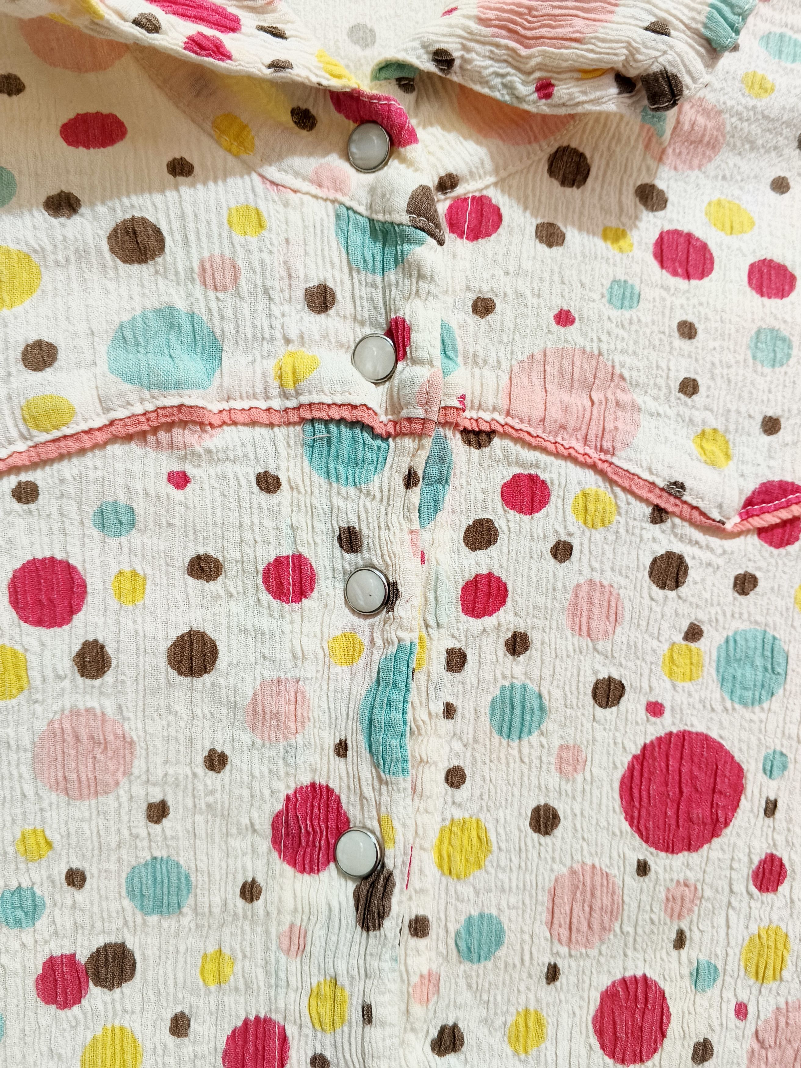 Tsumori Chisato Tsumori chisato Polkadot Button shirt Size S / US 4 / IT 40 - 4 Thumbnail