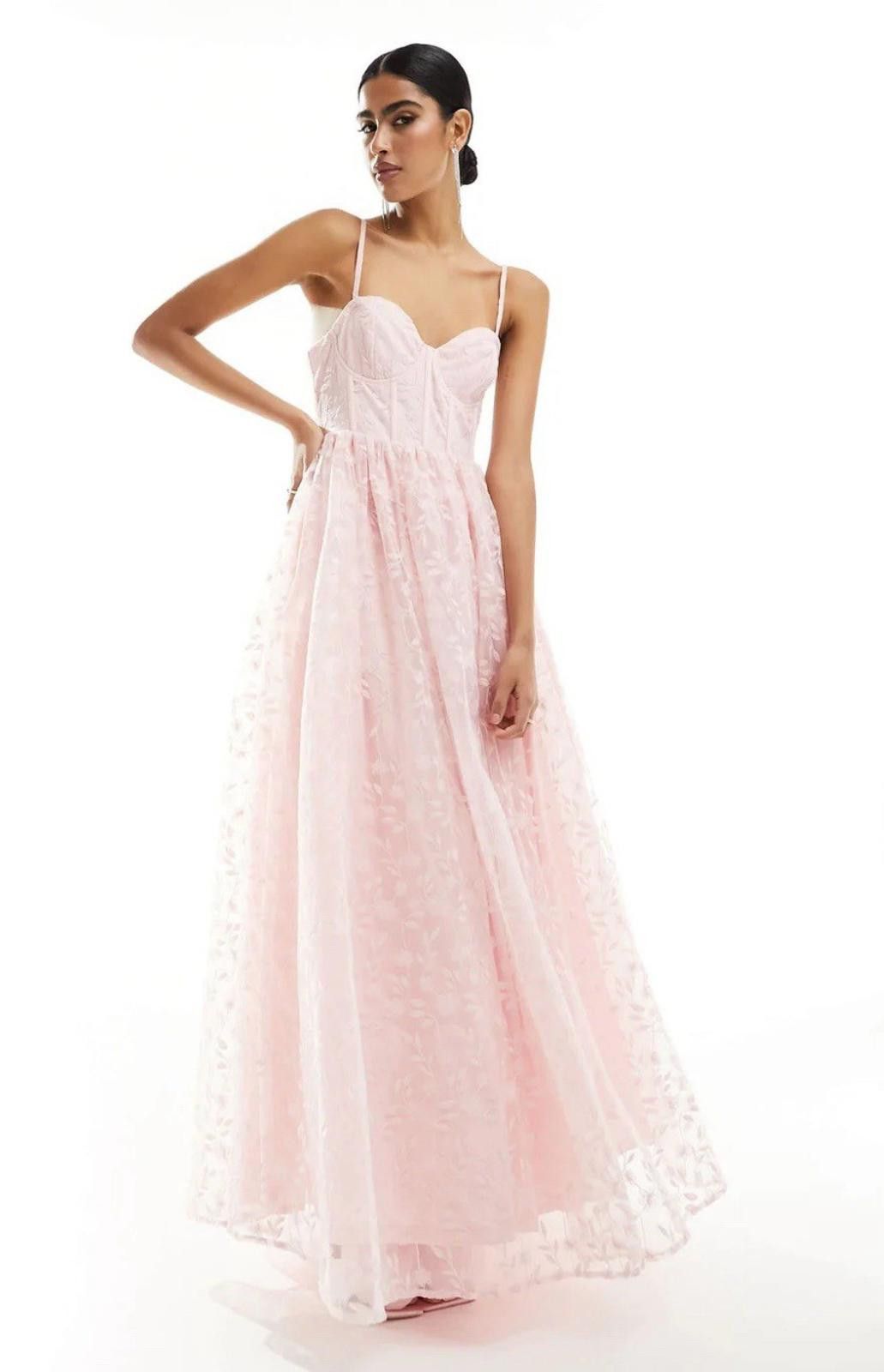 Issey Miyake Maya Premium bandeau organza maxi dress RPR £195 NEW size L Size M / US 6-8 / IT 42-44 - 2 Thumbnail