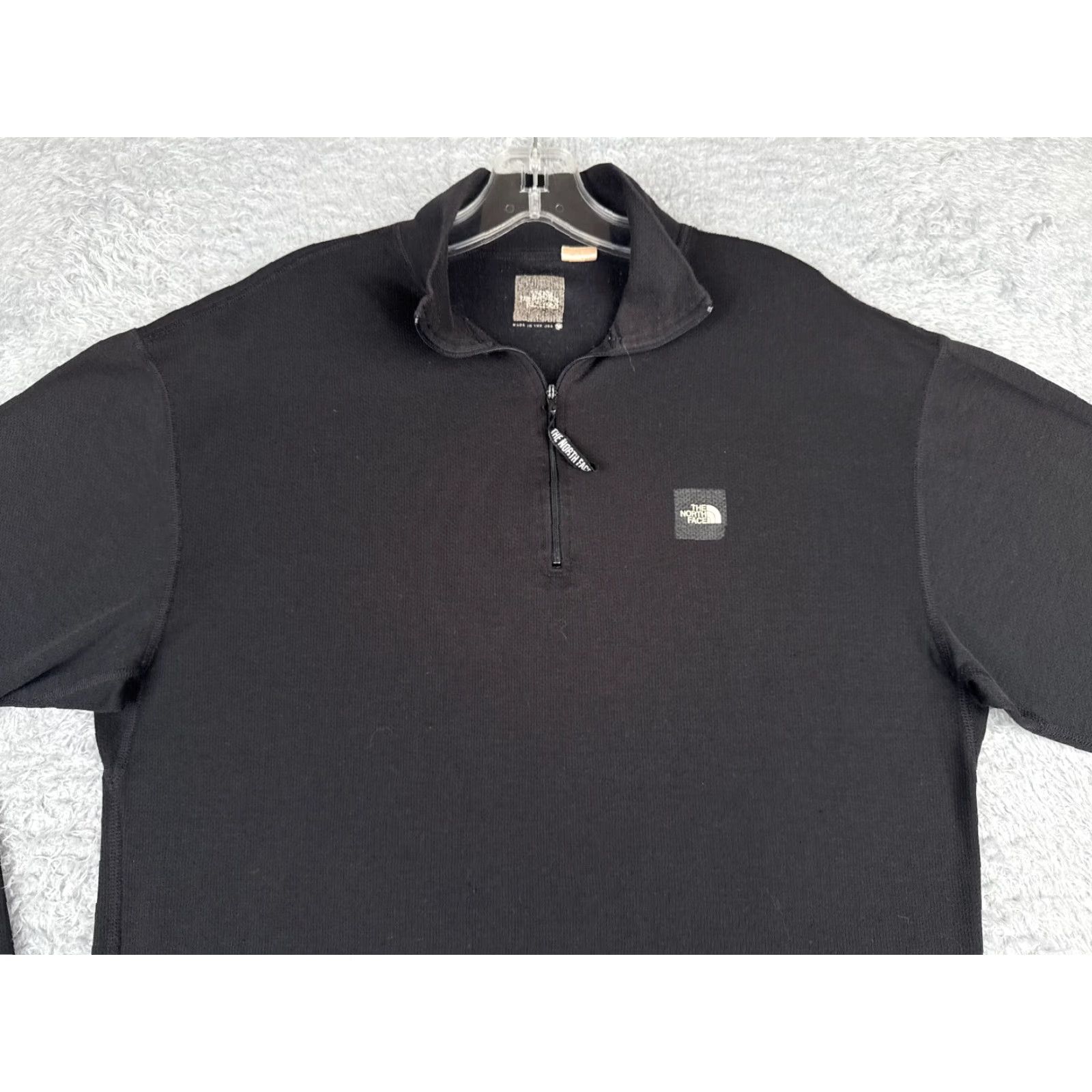 The North Face The North Face Sweater Mens Small Black Fleece 1/4 Zip 100% Polyester Pullover Size US S / EU 44-46 / 1 - 4 Thumbnail