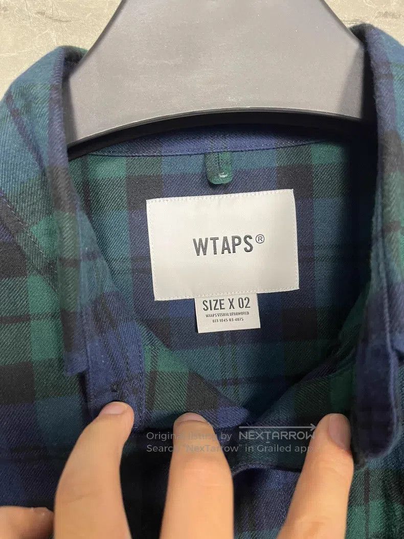 Wtaps Wtaps Blue and green checkered shirt Size US M / EU 48-50 / 2 - 2 Thumbnail