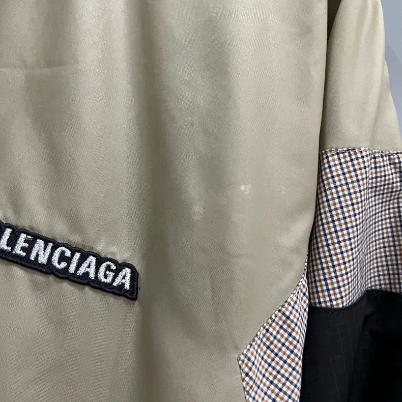 Balenciaga Balenciaga Plaid Patchwork Duster Coat Size US S / EU 44-46 / 1 - 4 Thumbnail