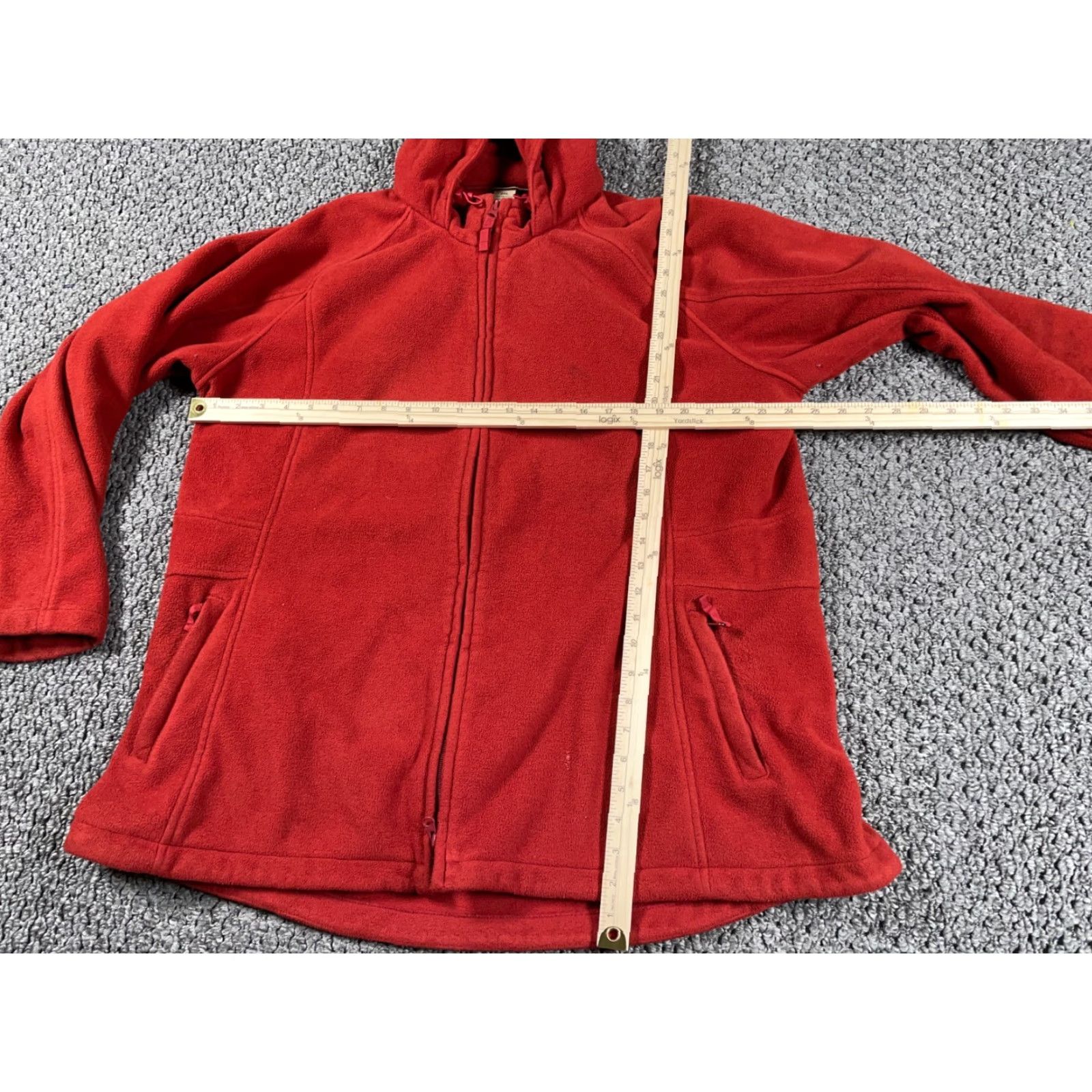 Vintage Duluth Hooded Jacket Adult 2XL Regular Red Fleece Parka Zip Full Zip Pockets Outdoor Hiking Men Size US XXL / EU 58 / 5 - 5 Thumbnail