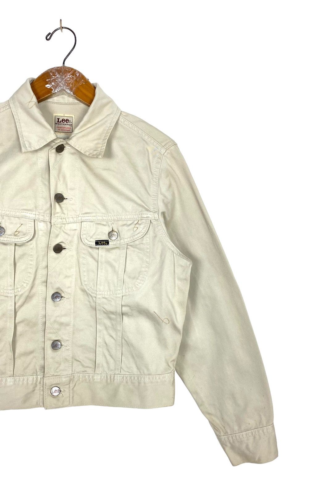 Lee Rare‼️ Vintage Lee Western Sanforized Trucker Jacket Japan Size US XS / EU 42 / 0 - 3 Thumbnail