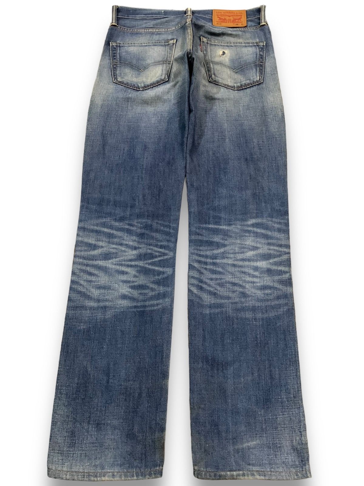 Levi's Vintage Clothing Vintage Y2K Levis 511 Japan Slim Straight Ripped Grunge Jean Size US 29 - 2 Thumbnail