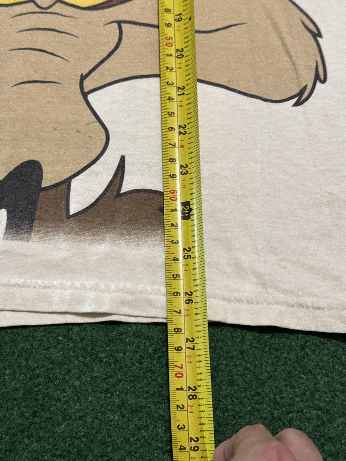 Vintage Wile Coyote Looney Tunes No Tailgating S/M 90s T Shirt Size US M / EU 48-50 / 2 - 7 Thumbnail