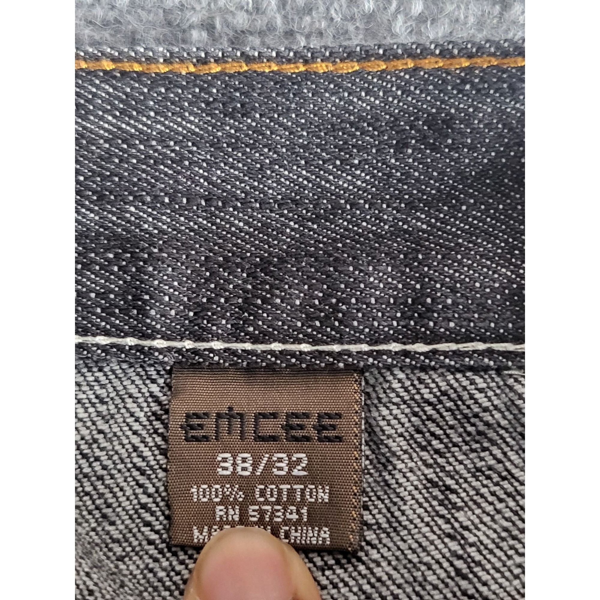 Vintage Vintage Y2k Emcee Black Denim Jeans Men’s 38x32 Baggy Hip Ho Size US 38 / EU 54 - 3 Thumbnail