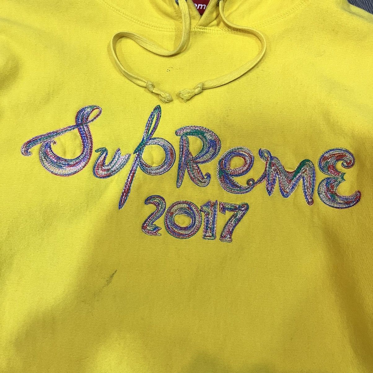 Supreme Supreme Brush Logo Hoodie 2017 Size US M / EU 48-50 / 2 - 3 Thumbnail