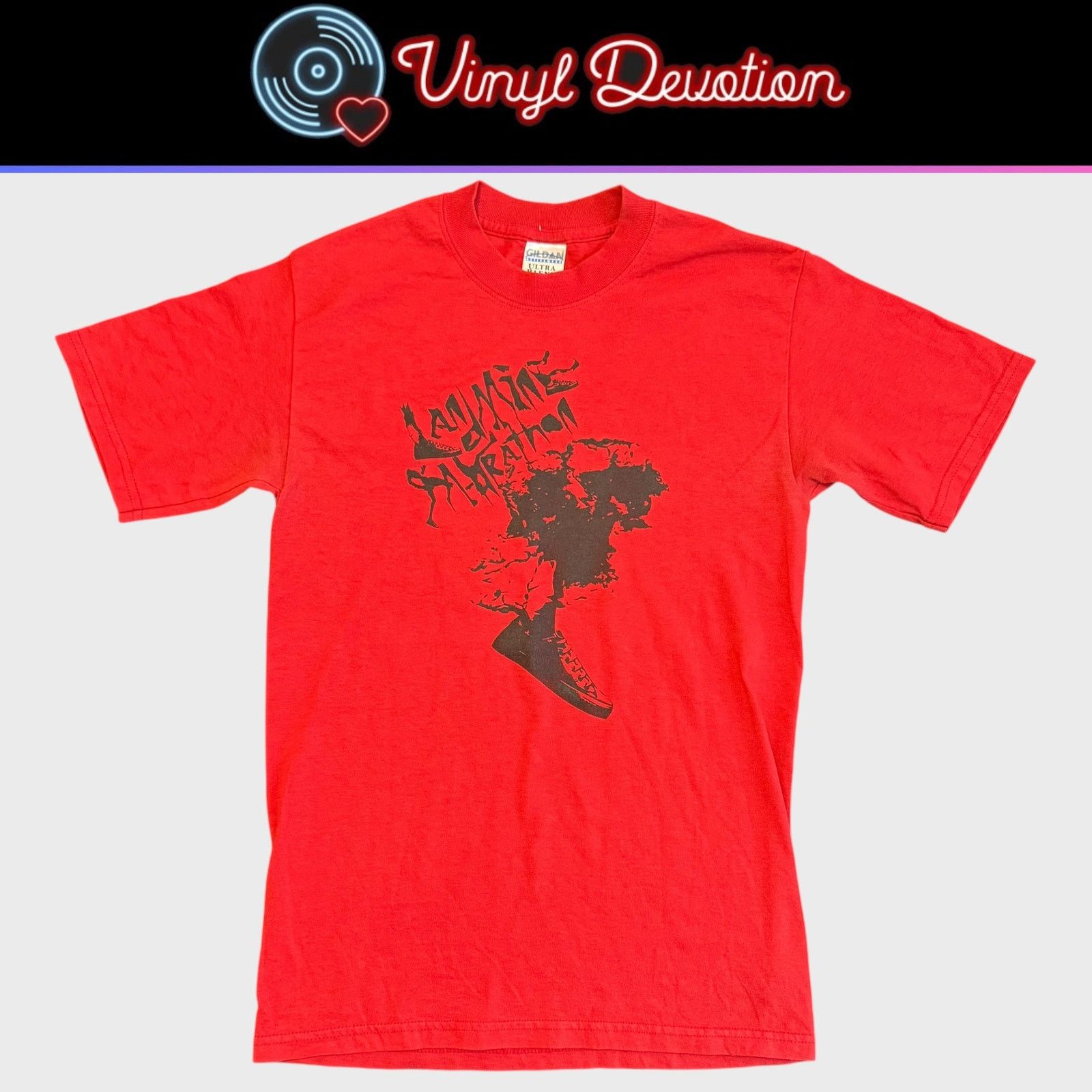 Band Tees Landmine Marathon Band Vintage Red T-Shirt Size S Size US S / EU 44-46 / 1 - 1 Thumbnail
