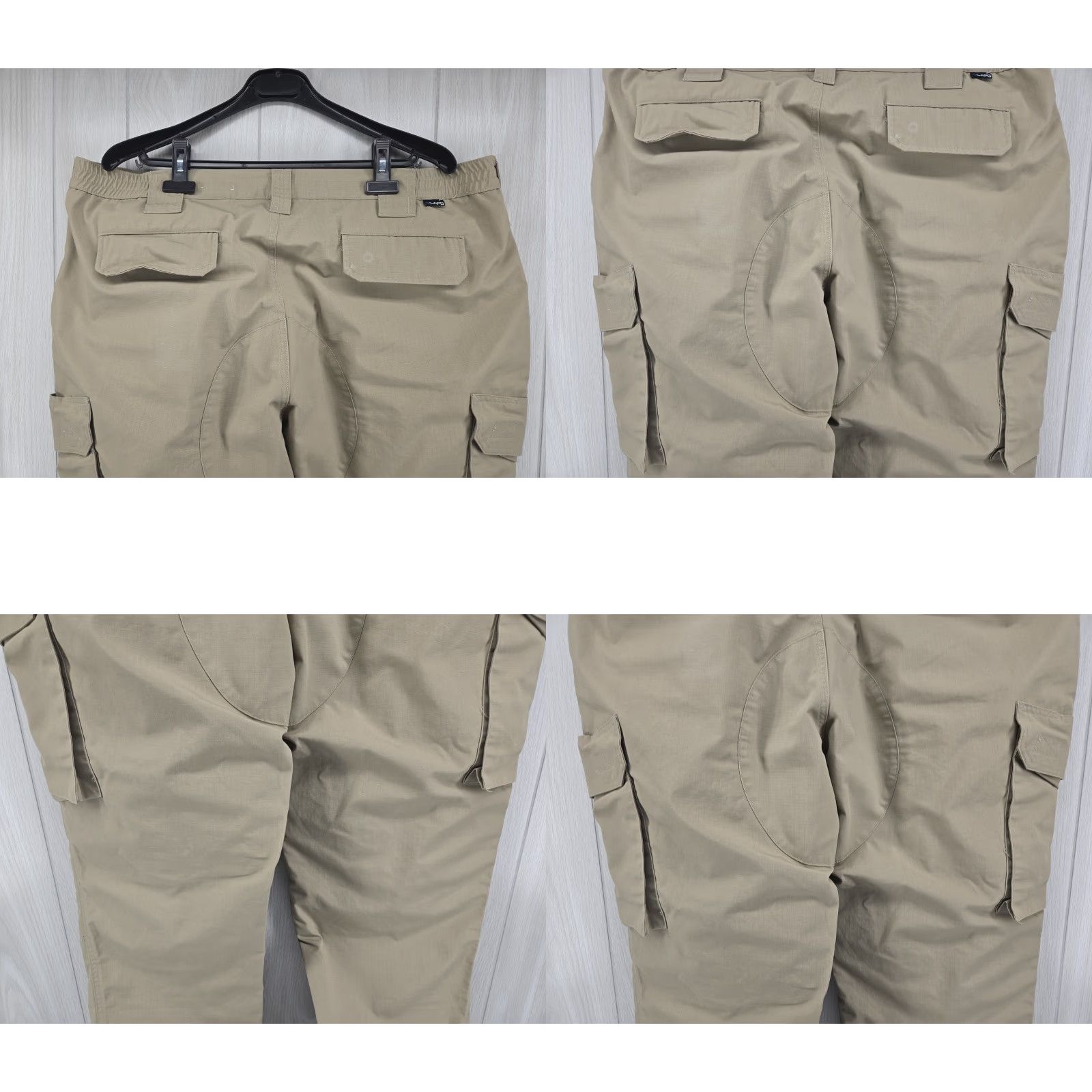 Vintage LAPG Pants Men's 44x30 Cargo Tactical Rip Stop Tan Khaki Size US 44 / EU 60 - 8 Thumbnail