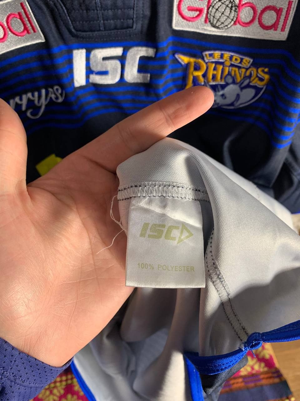 Canterbury of New Zealand Vintage Leeds Rhinos Retro Rugby Jersey Bloke Y2K 90s Size US XXL / EU 58 / 5 - 8 Thumbnail