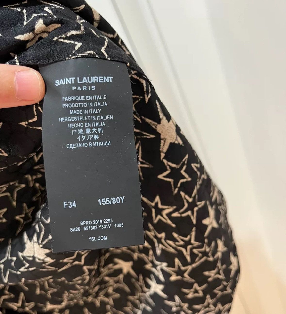 Saint Laurent Paris × Yves Saint Laurent Saint Laurent 100% Mulberry Silk Shirt2412-Nextarrow Size XS / US 0-2 / IT 36-38 - 5 Thumbnail