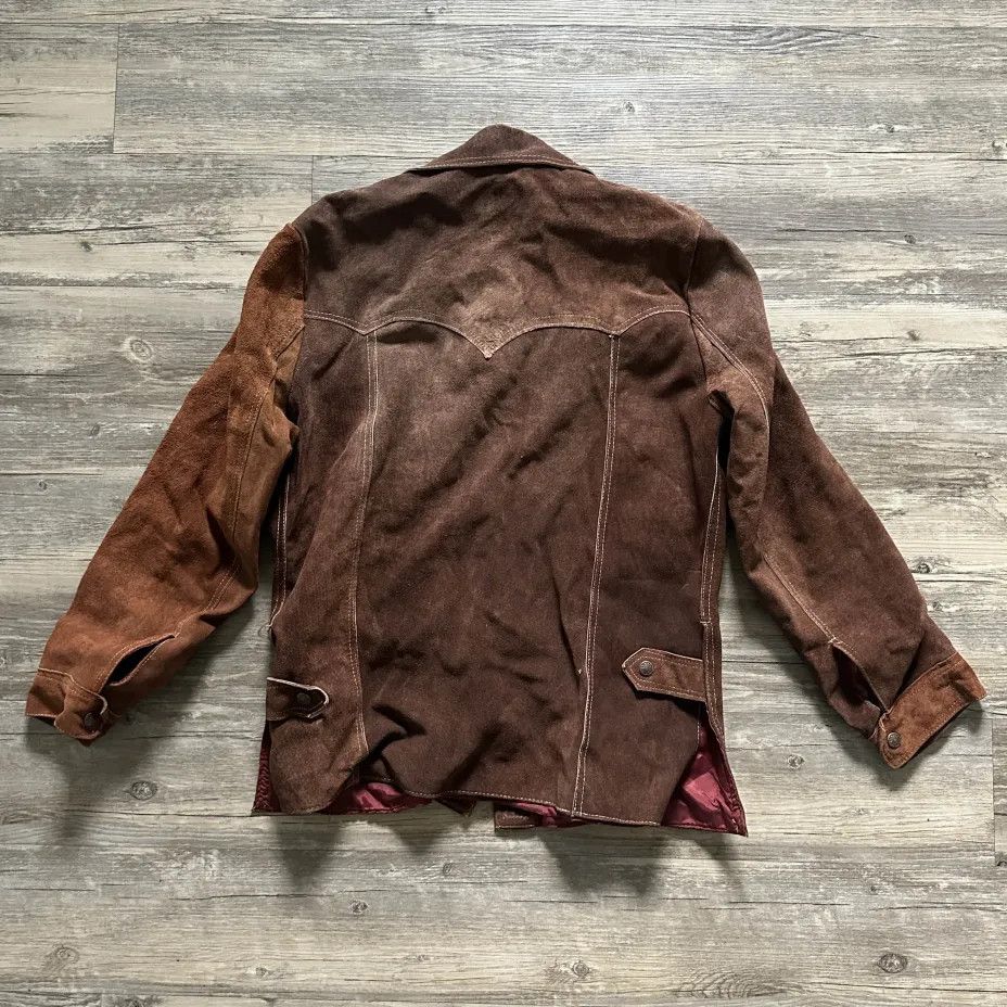Other Vintage 60s Ramos Cowhide Western Suede Leather Jacket Size US M / EU 48-50 / 2 - 5 Thumbnail