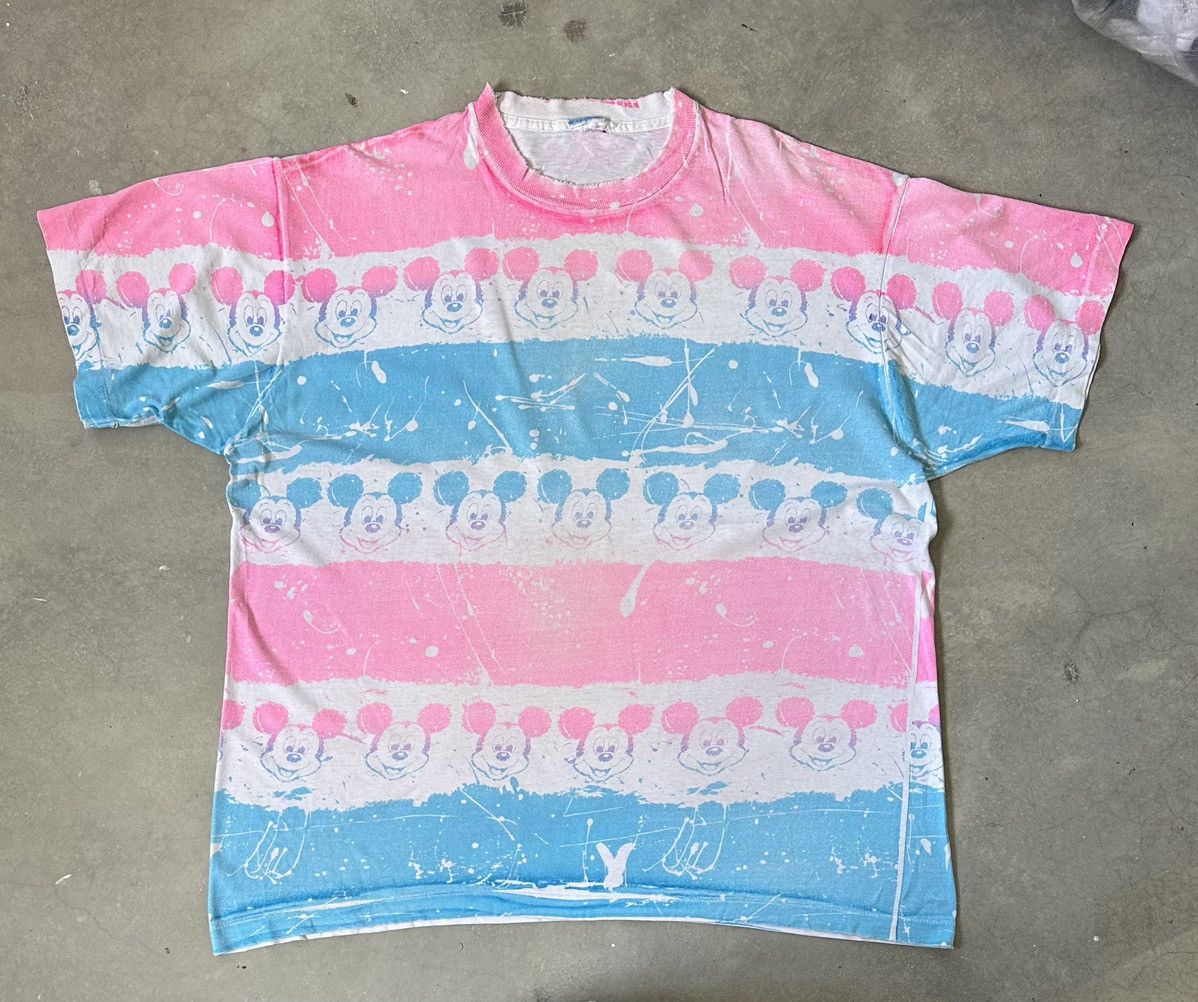 Disney VINTAGS 80S DISNEY MICKEY MOUSE DISTRESSED TEE Size US XL / EU 56 / 4 - 1 Thumbnail