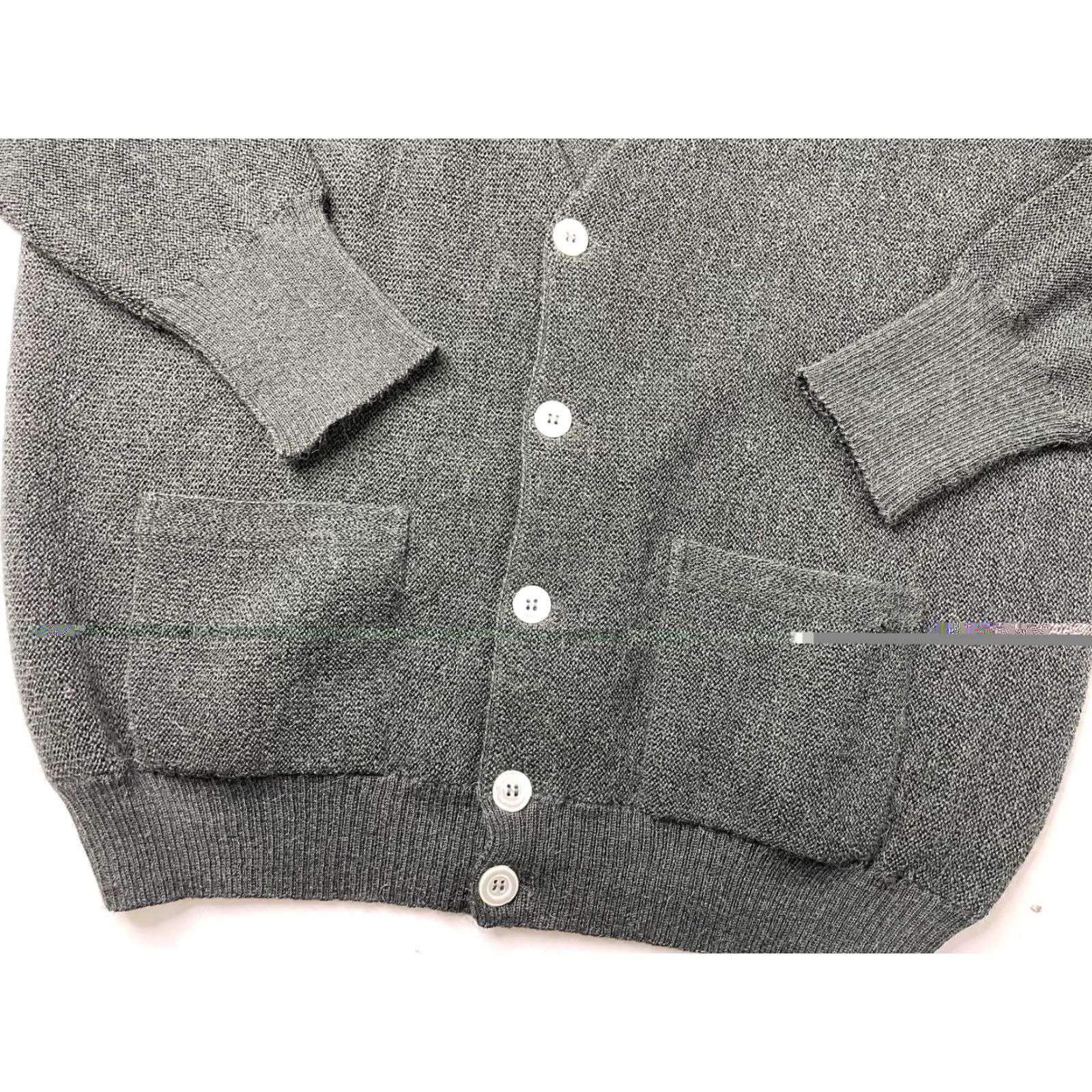 Vintage VINTAGE Peruvian Connection Cardigan Sweater Green Men M 80s 100% Alpaca Long Sleeve V-Neck Knit Size US M / EU 48-50 / 2 - 2 Thumbnail