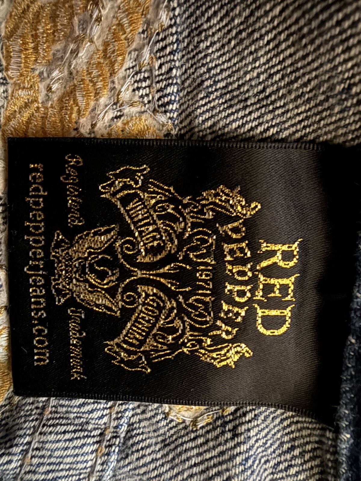Japanese Brand Japanese Red Pepper Low Waist Embroided Bootcut Jeans Size 26" / US 2 / IT 38 - 6 Thumbnail