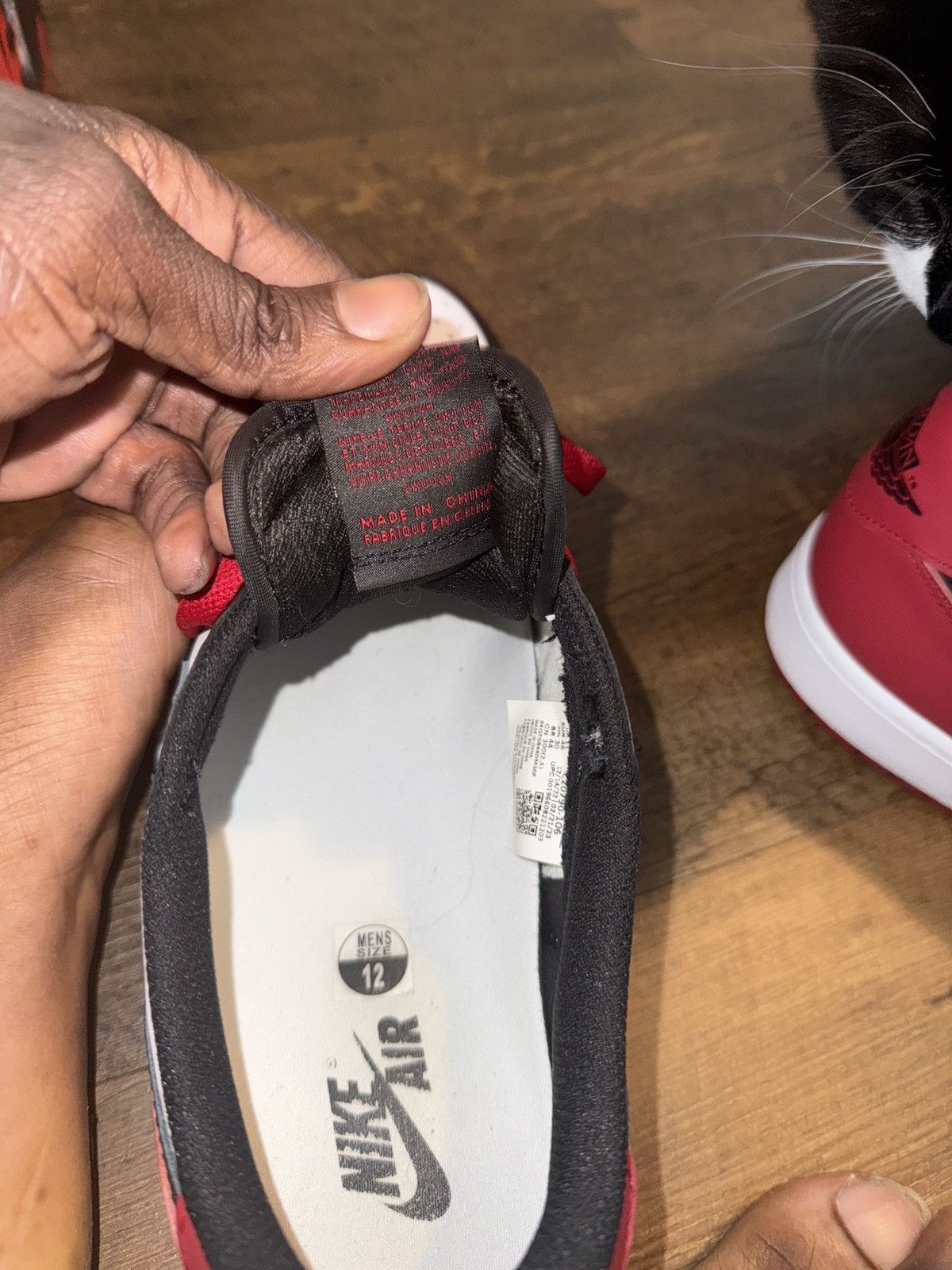 Jordan Brand Air Jordan 1 Low OG “Black Toe” (2023) Size US 12 / EU 45 - 8 Thumbnail