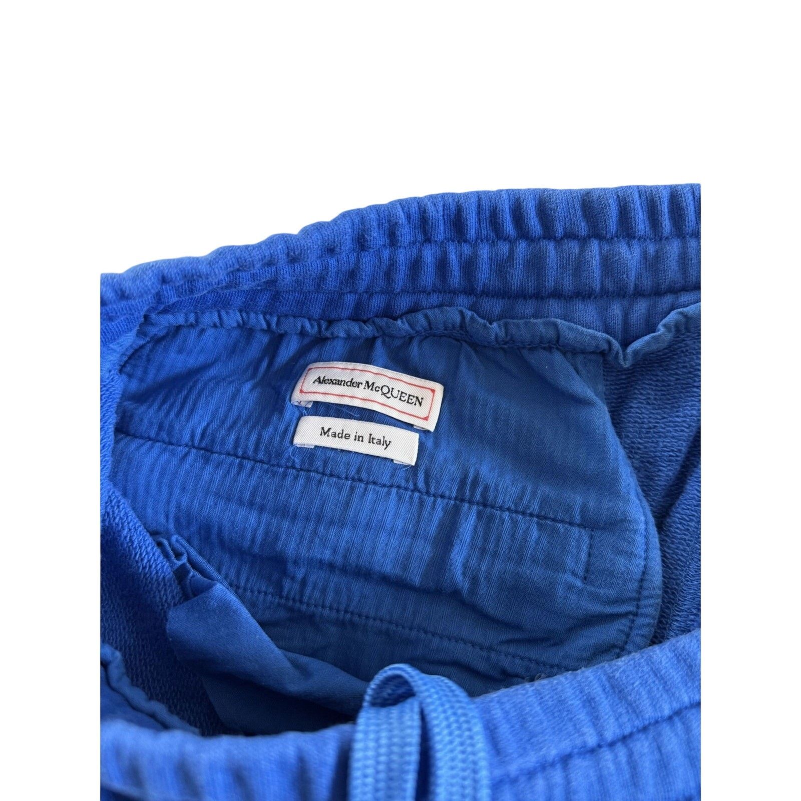 Alexander McQueen Alexander McQueen Graffiti Logo Print Royal Blue Sweatpants Size US 30 / EU 46 - 3 Thumbnail