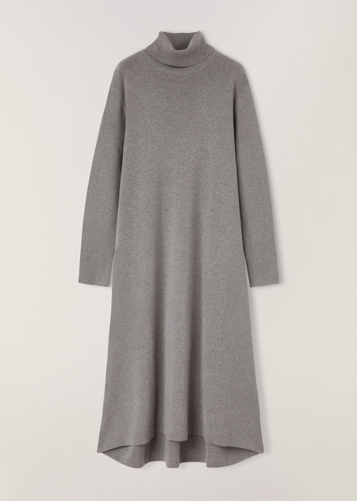 image of Loro Piana O1Loc1C0224 Asian Fit Turtleneck Dress In Grey, Women's (Size Small)