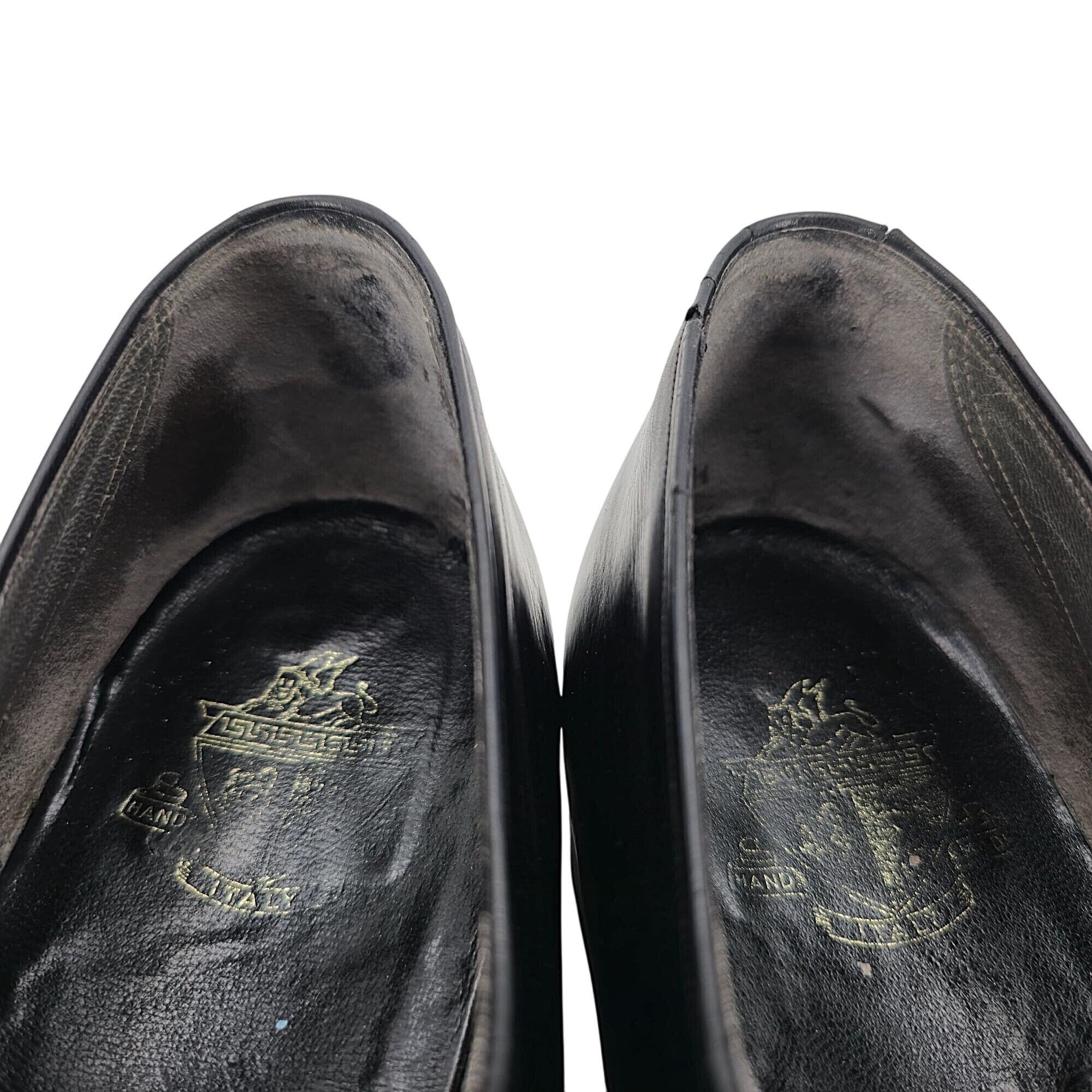Other Vintage Barletta Handmade Italian Dress Shoes Men size 10.5C Size US 10.5 / EU 43-44 - 9 Thumbnail