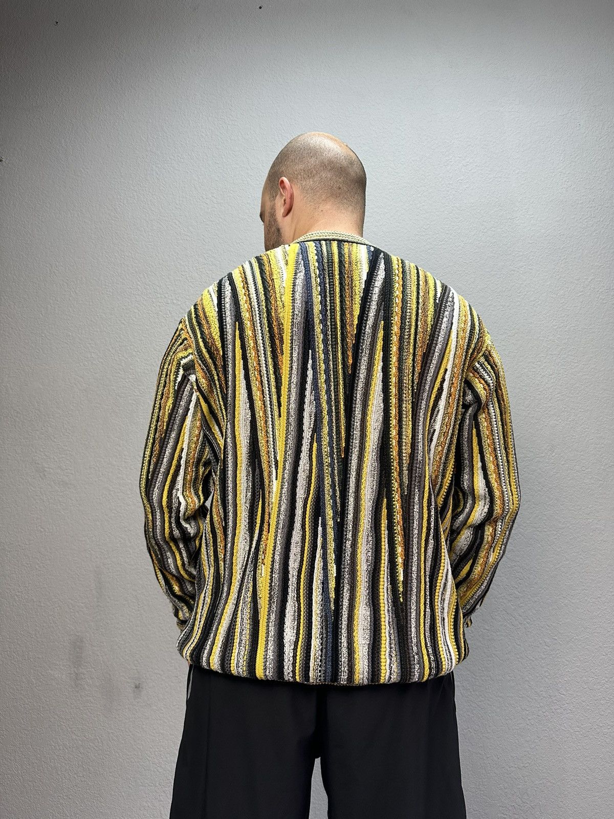 Carlo Colucci × Coogi × Vintage Vintage Carlo Colucci Knitted Sweater Coogi Style Archival Size US L / EU 52-54 / 3 - 8 Thumbnail