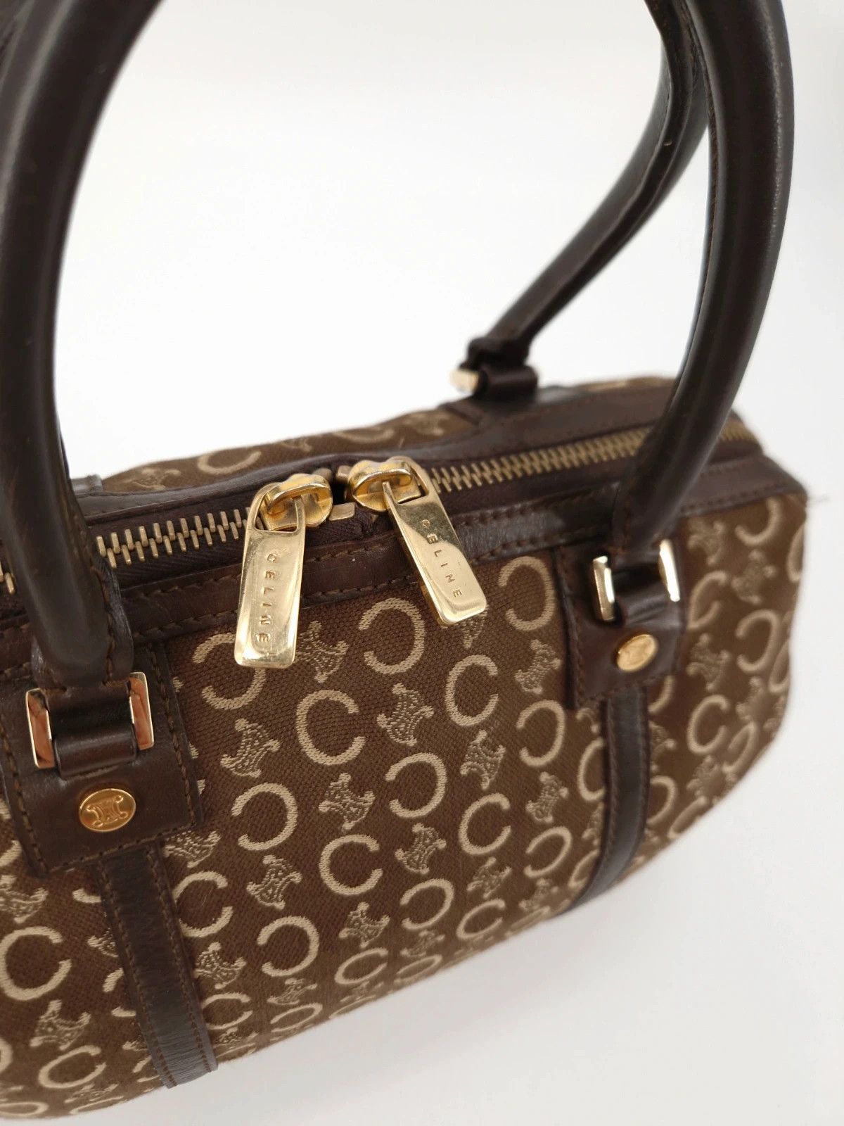 Celine Celine Monogram Canvas Leather Bag Size ONE SIZE - 3 Thumbnail
