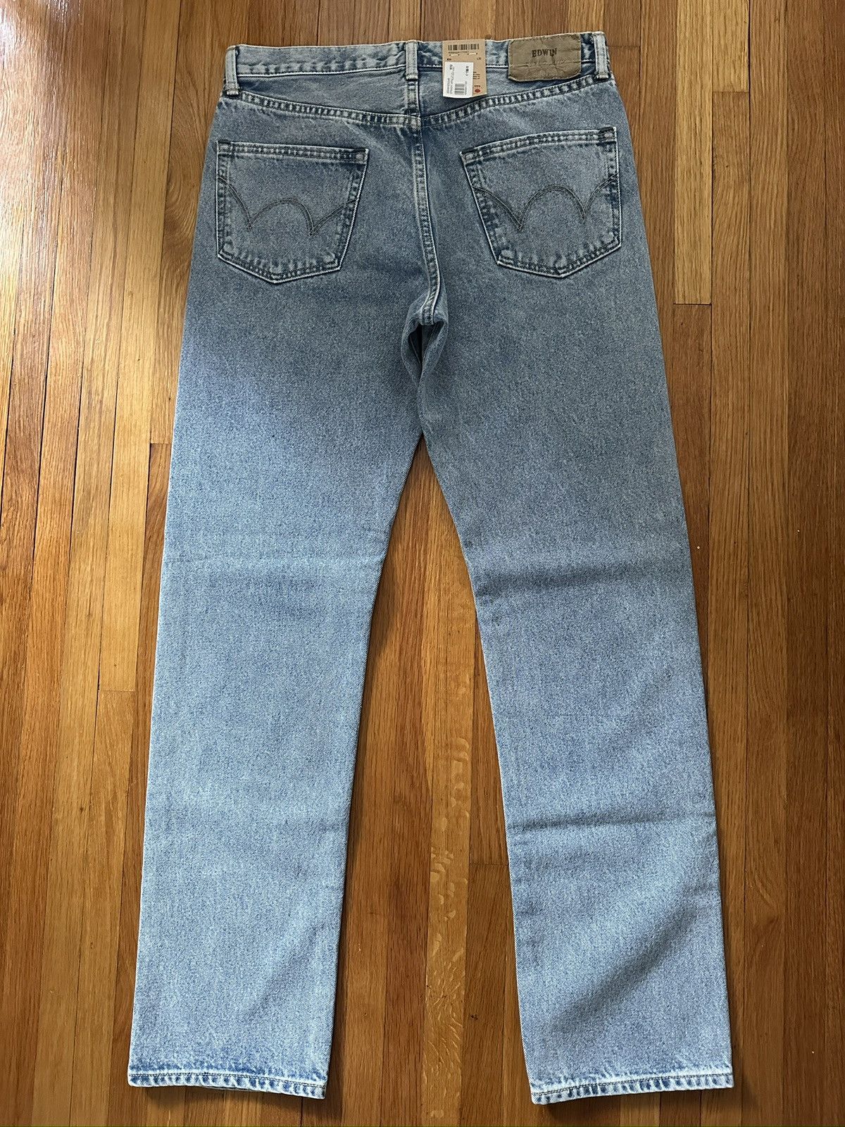 Edwin NWT Edwin Regular Straight Men’s 30x32 Light Wash Denim Size US 30 / EU 46 - 7 Thumbnail