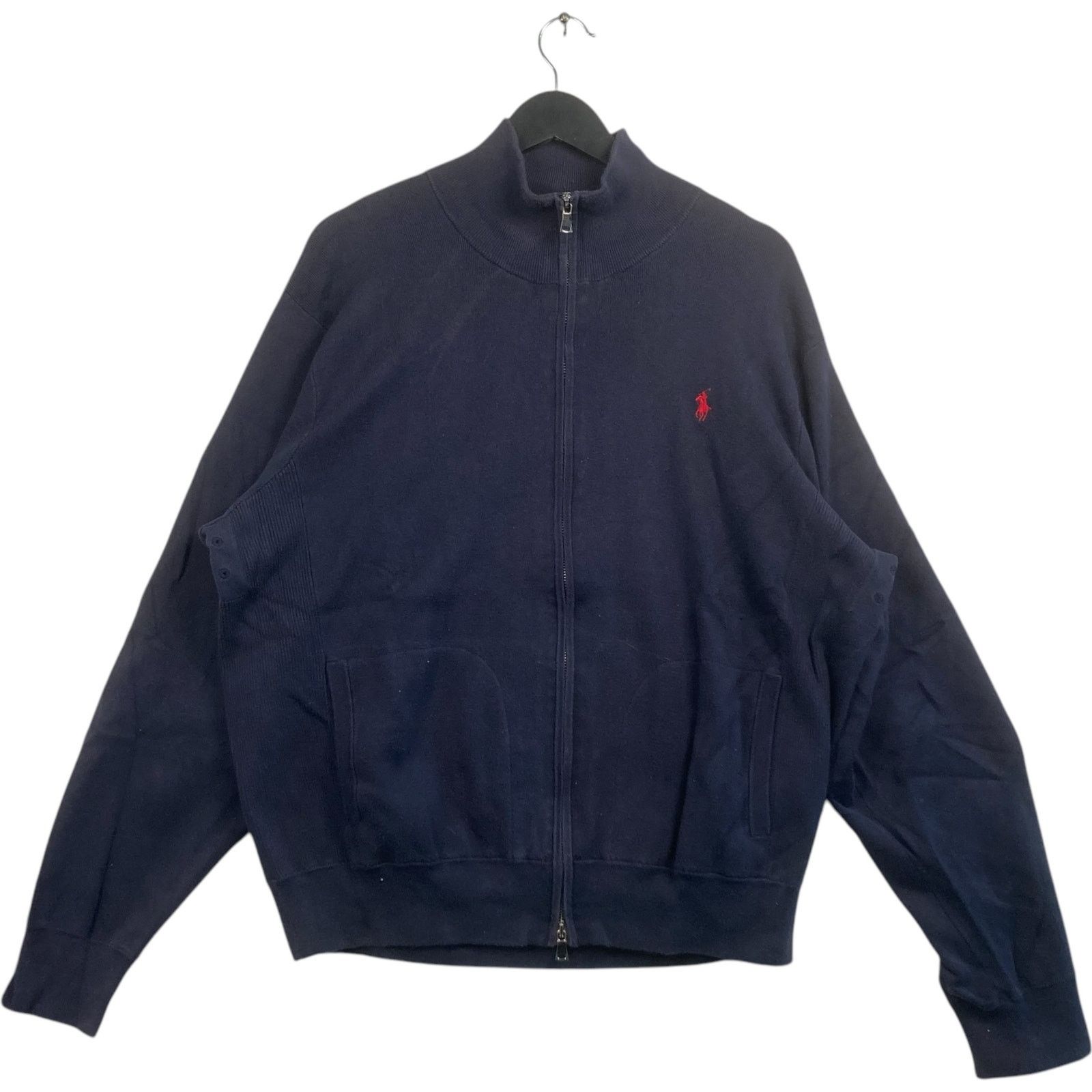 Polo Ralph Lauren Vintage Polo Ralph Lauren Mini Horse Full Zip Sweater 2XL Size US XXL / EU 58 / 5 - 1 Thumbnail