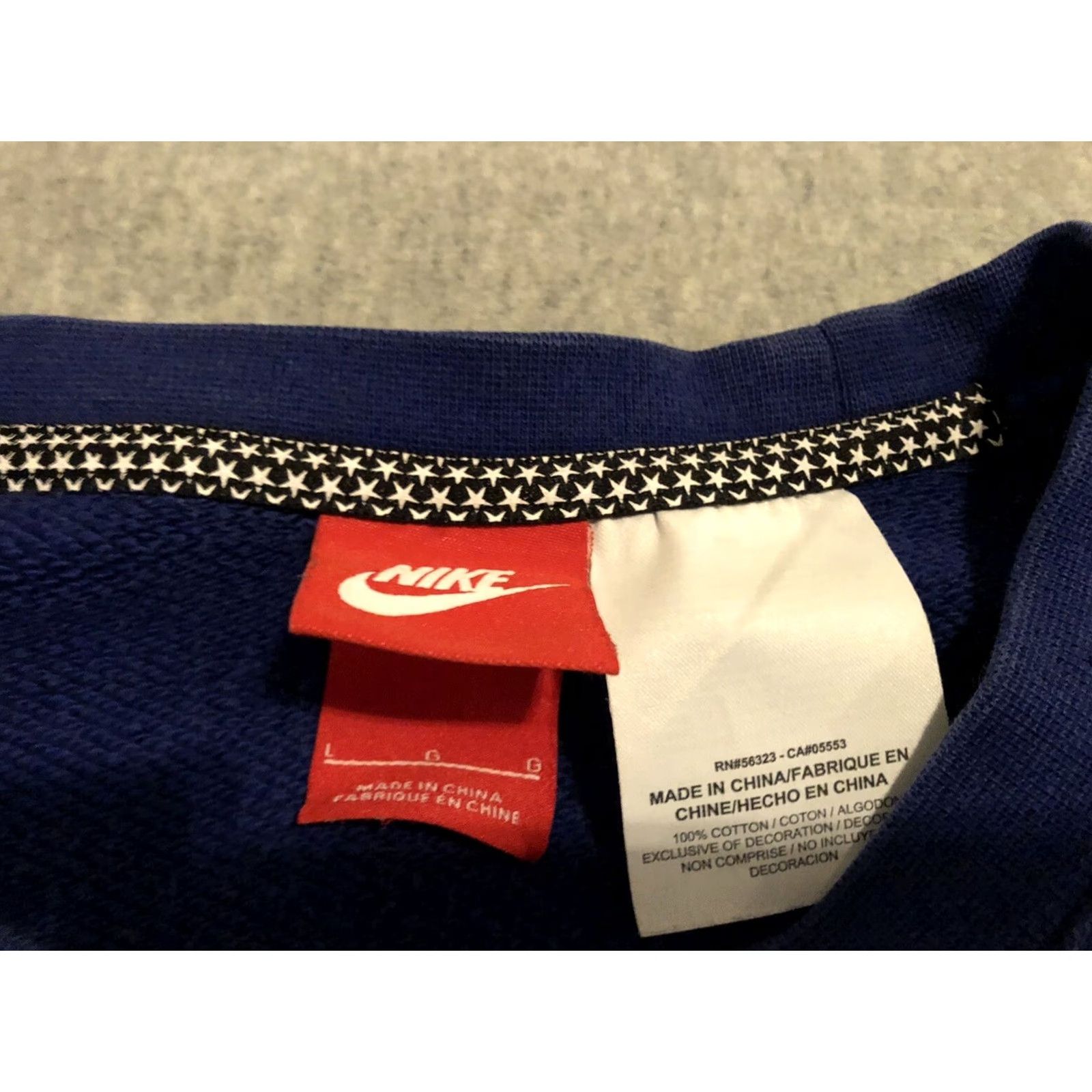 Nike Nike Air Pivot V3 Crewneck Sweater Side Zipper Men L Blue 728277-455 Size US L / EU 52-54 / 3 - 2 Thumbnail