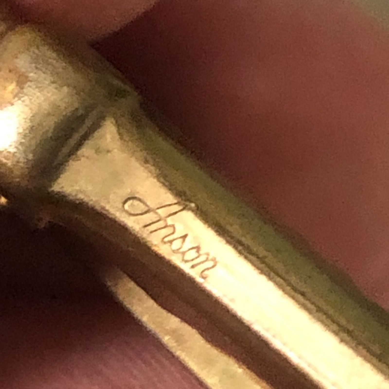 Vintage Vintage men’s Anson signed gold and silver tie bar clip Size ONE SIZE - 6 Thumbnail