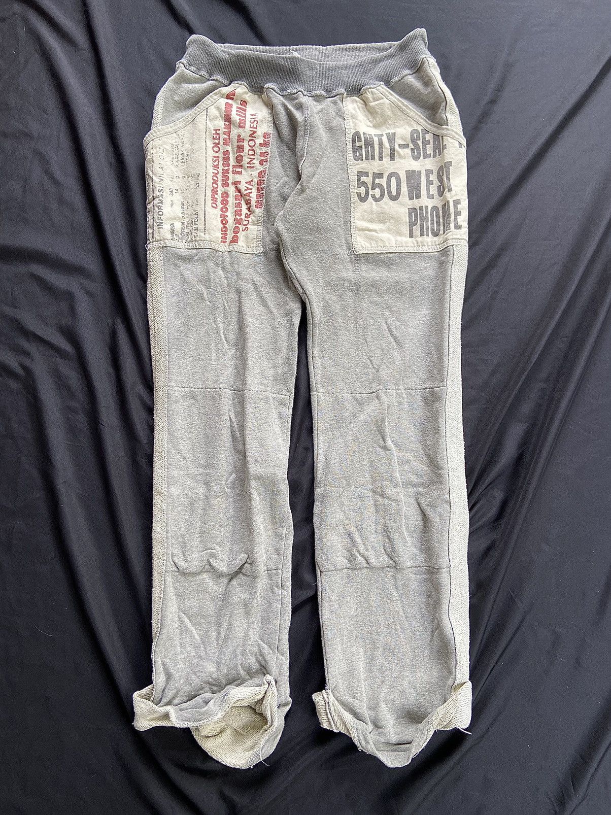 image of Hysteric Glamour x If Six Was Nine Japanese Archive Indofood Sukses Vintage Printed Sweatpants in G