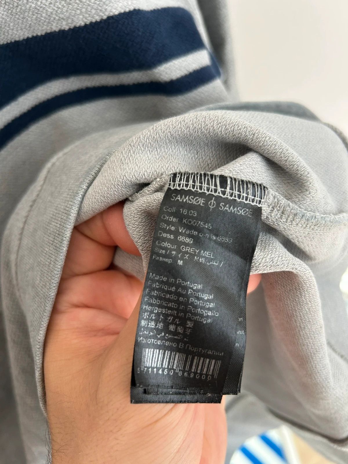 Samsoe Samsoe Samsoe Samsoe Gray Sweatshirt Size US M / EU 48-50 / 2 - 5 Thumbnail