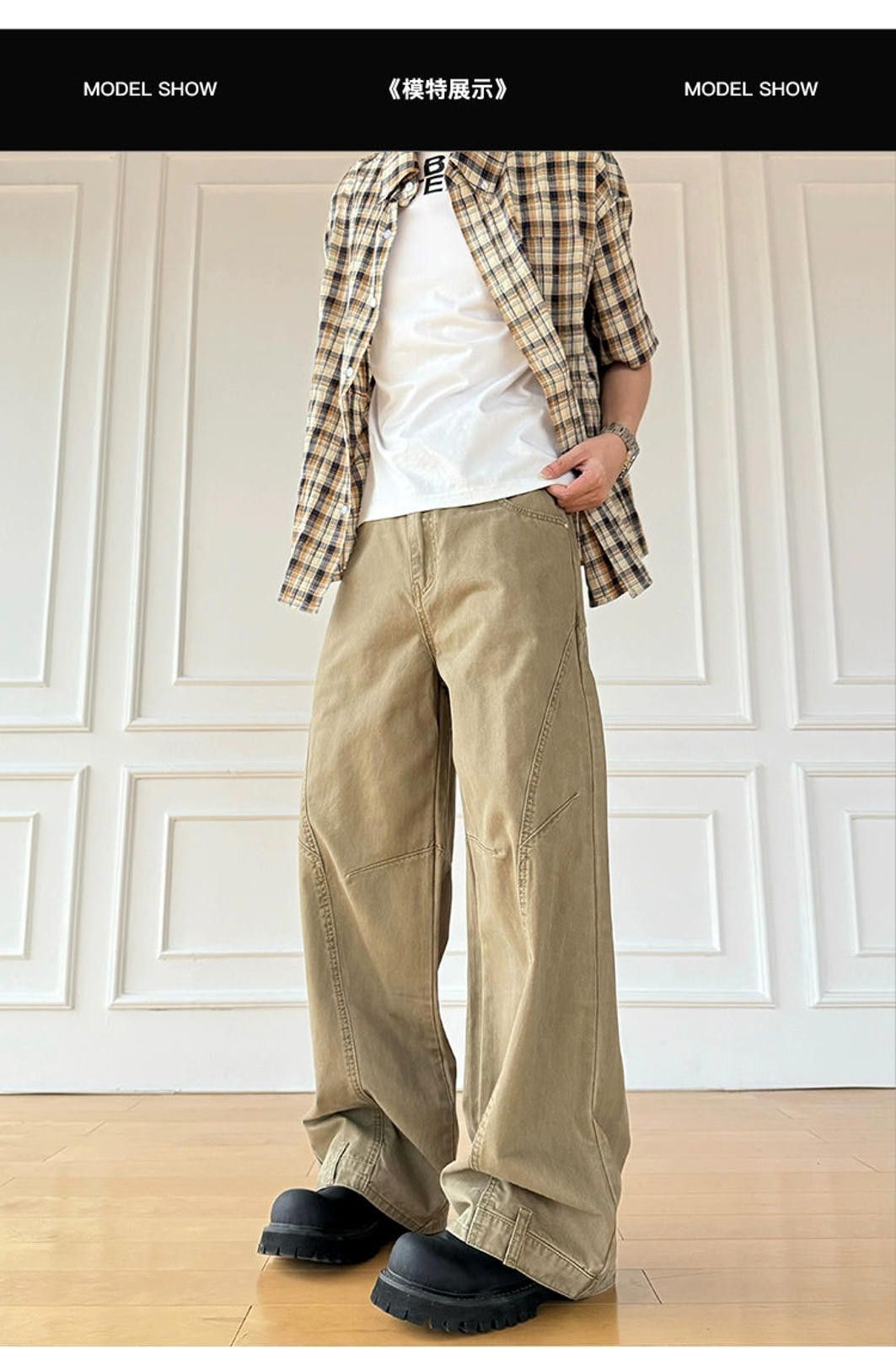 Other Cleanfit Wide-Leg Jeans - Beige Size US 32 / EU 48 - 2 Thumbnail