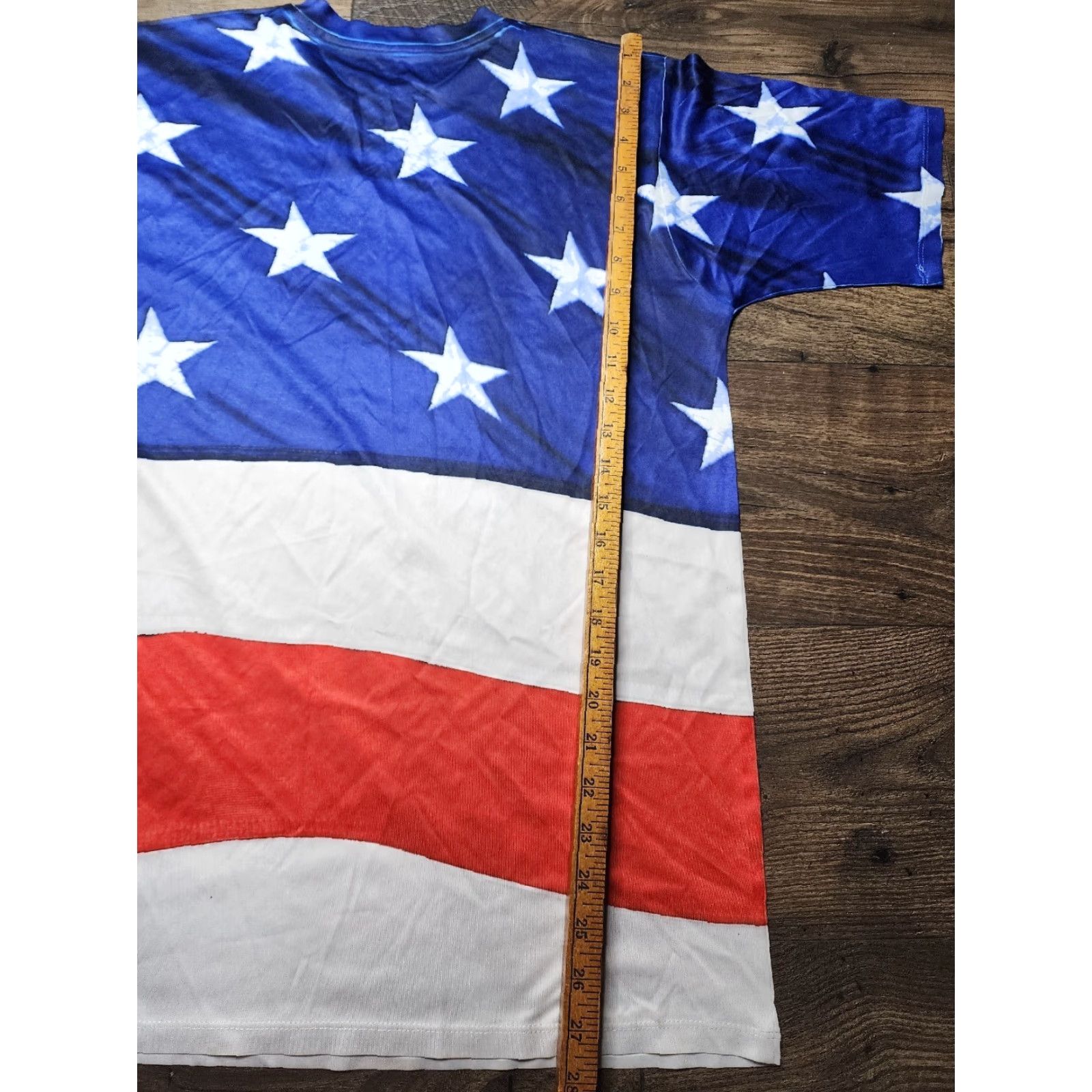 Alife Get A Life Mens M Patriotic USA American Flag T Shirt All Over Print Size US M / EU 48-50 / 2 - 2 Thumbnail