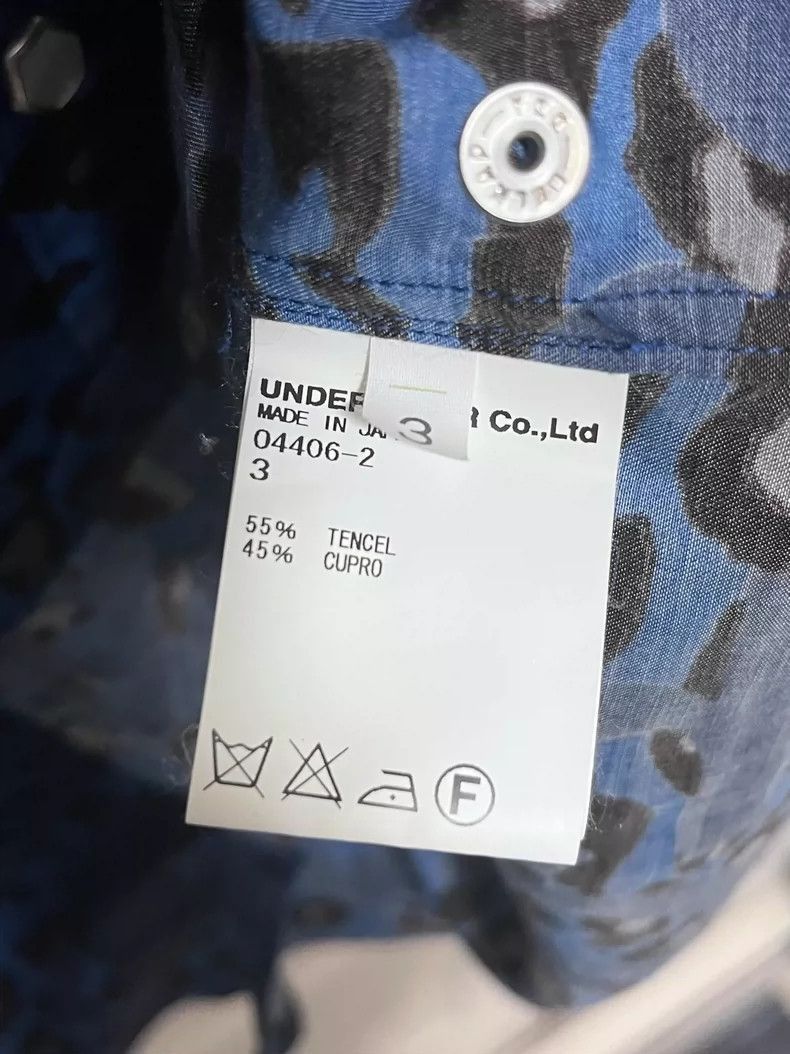 Undercover Blue Leopard Print Short Sleeve Shirt Size US M / EU 48-50 / 2 - 6 Thumbnail