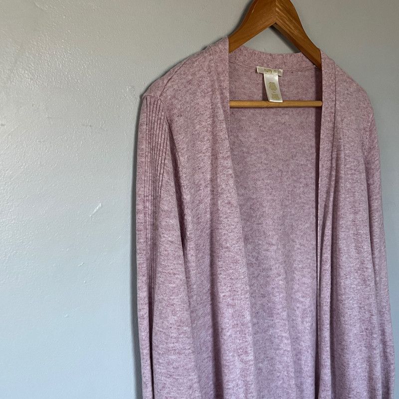 Matthew Miller Matty M Women's Open-Front Cardigan Heather Blush Medium Size M / US 6-8 / IT 42-44 - 1 Thumbnail