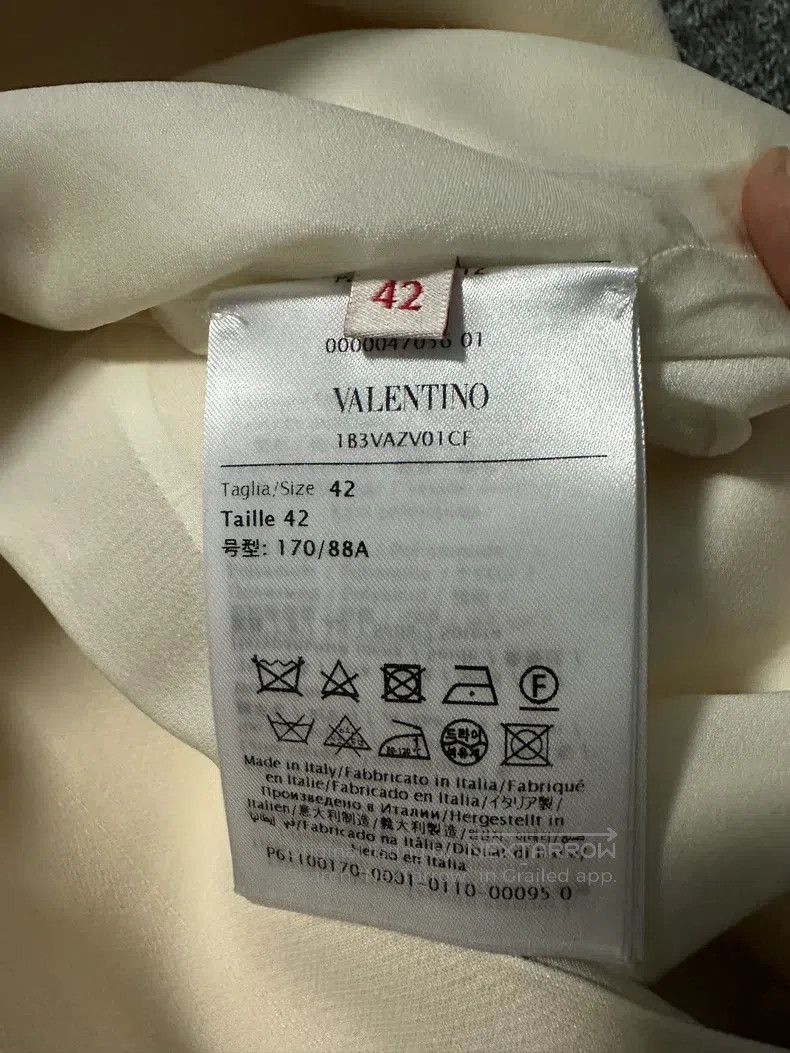 Valentino Valentino Silk wool blend dress Size L / US 10 / IT 46 - 7 Thumbnail