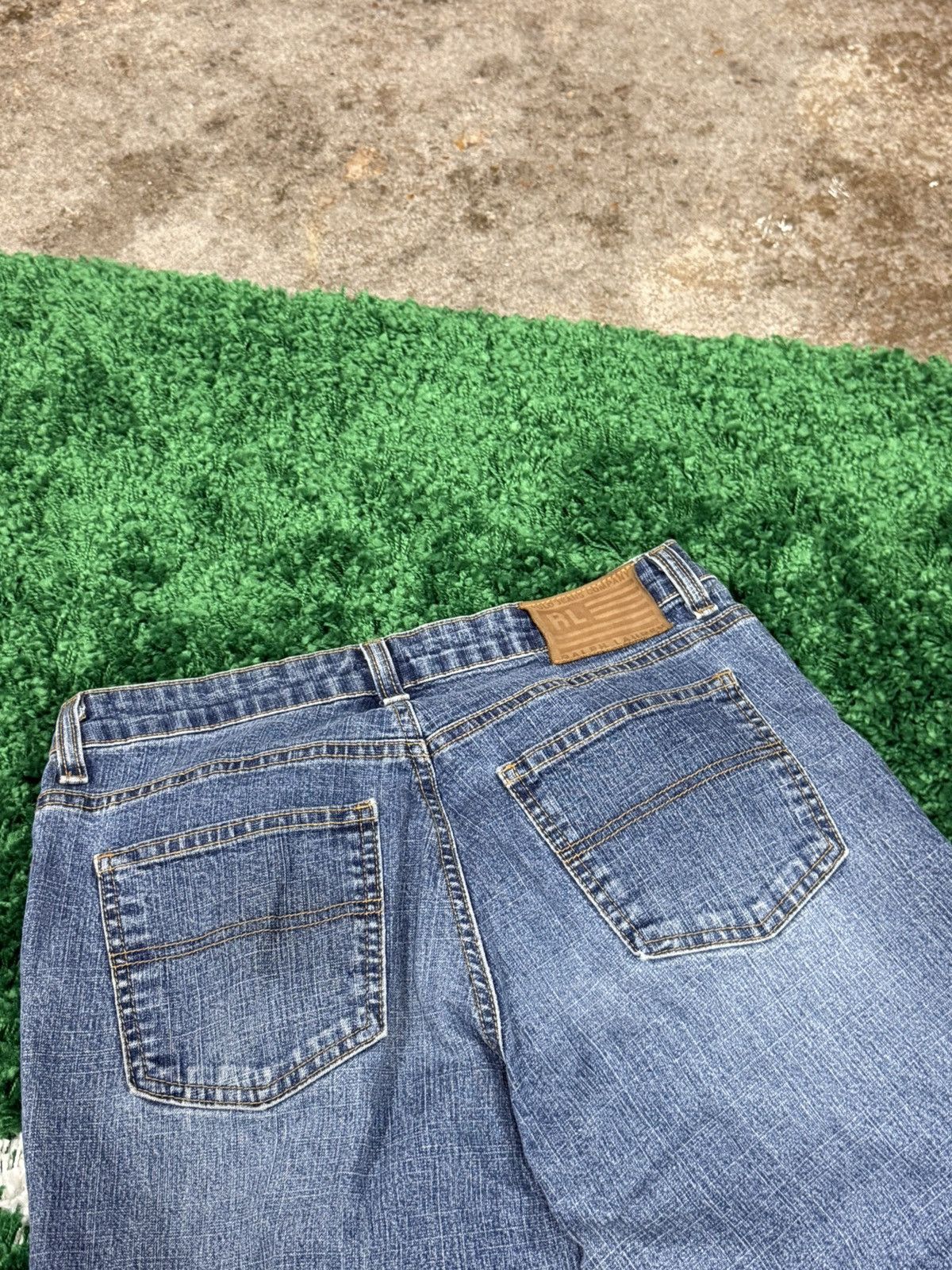 Ralph Lauren Vintage 90s Polo Jeans Company Ralph Lauren Denim 29 x 27 Size 29" - 6 Thumbnail