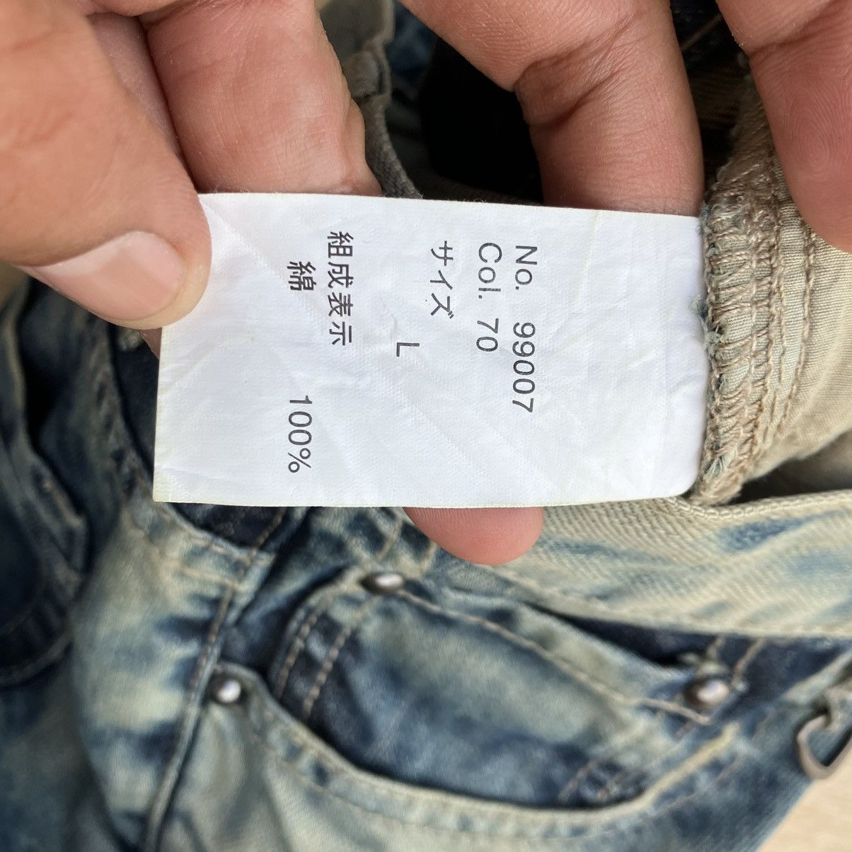 Japanese Brand × Vintage × semanticdesign SEMANTIC DESIGN WASHED DENIM Size US 32 / EU 48 - 6 Thumbnail