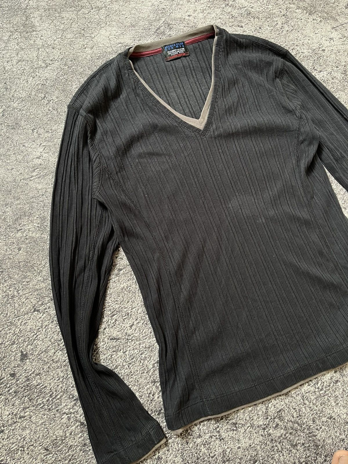 Japanese Brand Y2K Nicole Club double layer ifsixwasnine long sleeve Size US M / EU 48-50 / 2 - 2 Thumbnail