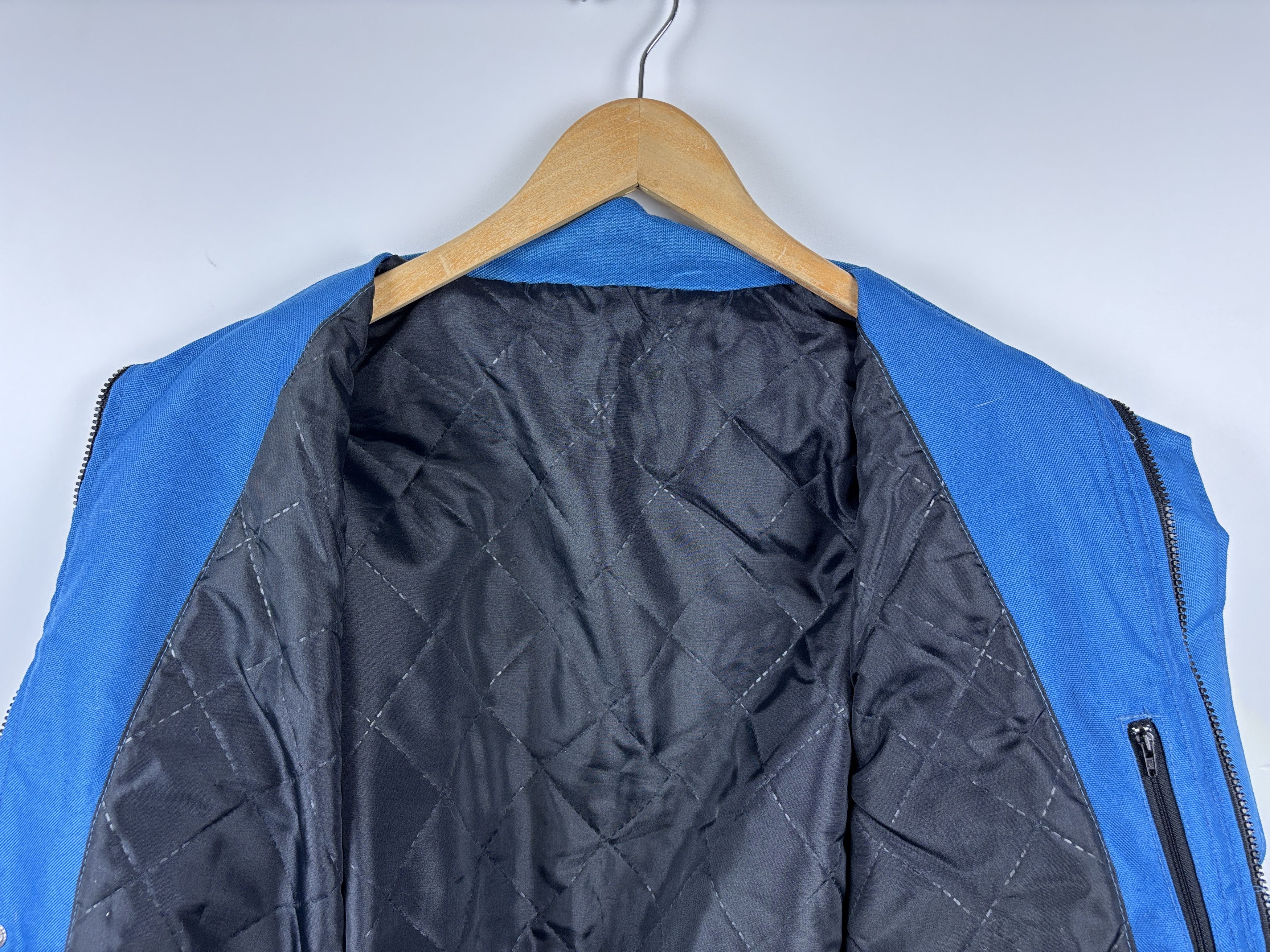 Other Vintage Suzuki Racing Bomber Jacket Black Blue Mens Size XL Size US XL / EU 56 / 4 - 8 Thumbnail