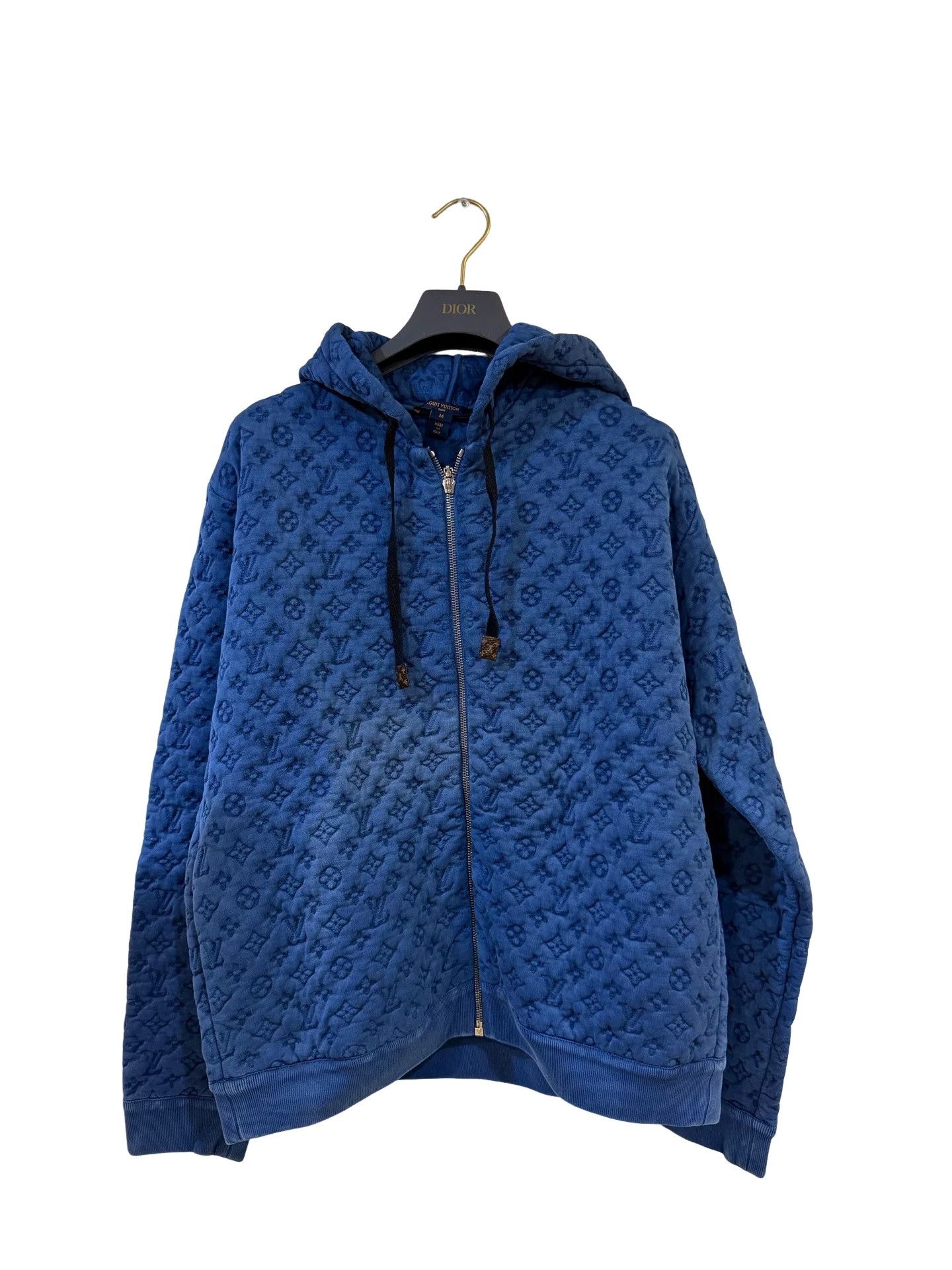 Louis Vuitton Louis Vuitton Monogram Embossed Zip Hoodie M Size M / US 6-8 / IT 42-44 - 1 Thumbnail