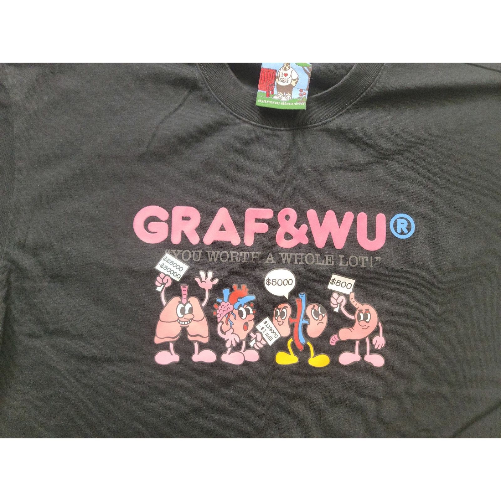 Other GRAF & WU Short Sleeve T-Shirt Men's Medium Streetwear Size US M / EU 48-50 / 2 - 6 Thumbnail