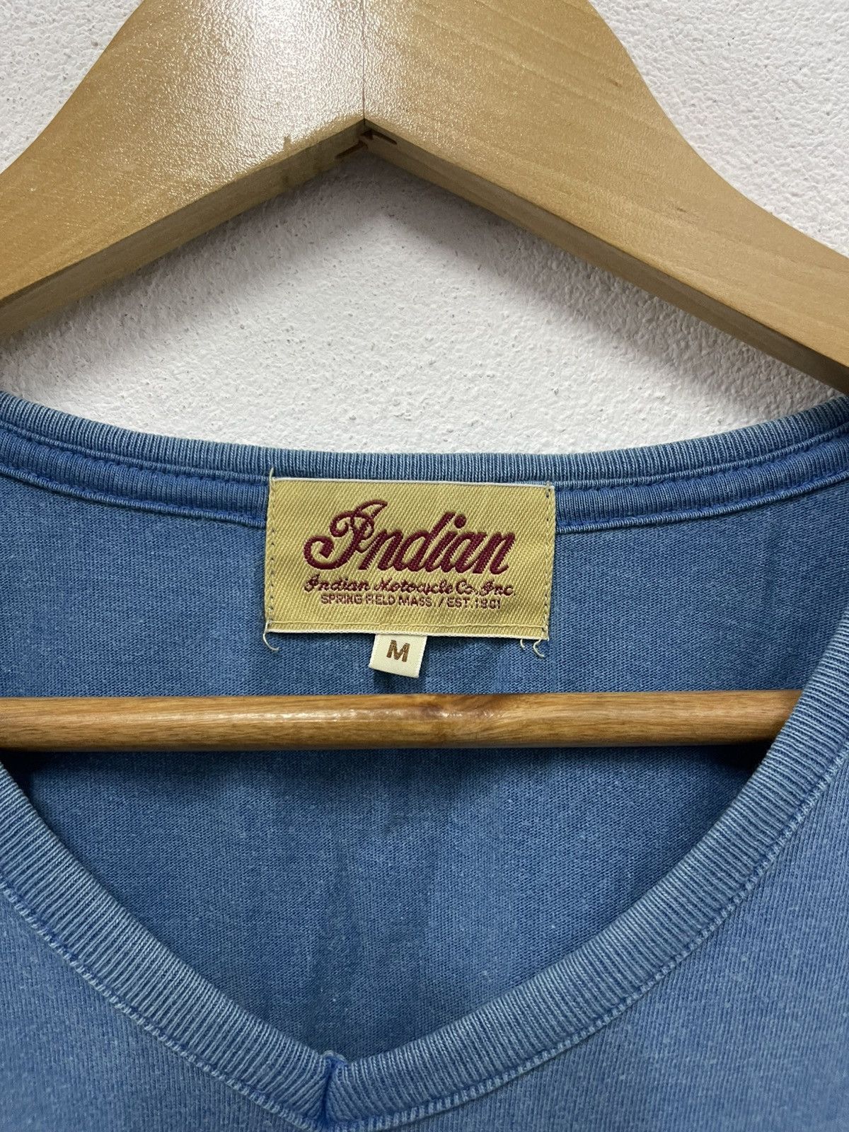 Vintage Red Indian motorcylce co shirt 📸 Size US M / EU 48-50 / 2 - 3 Thumbnail