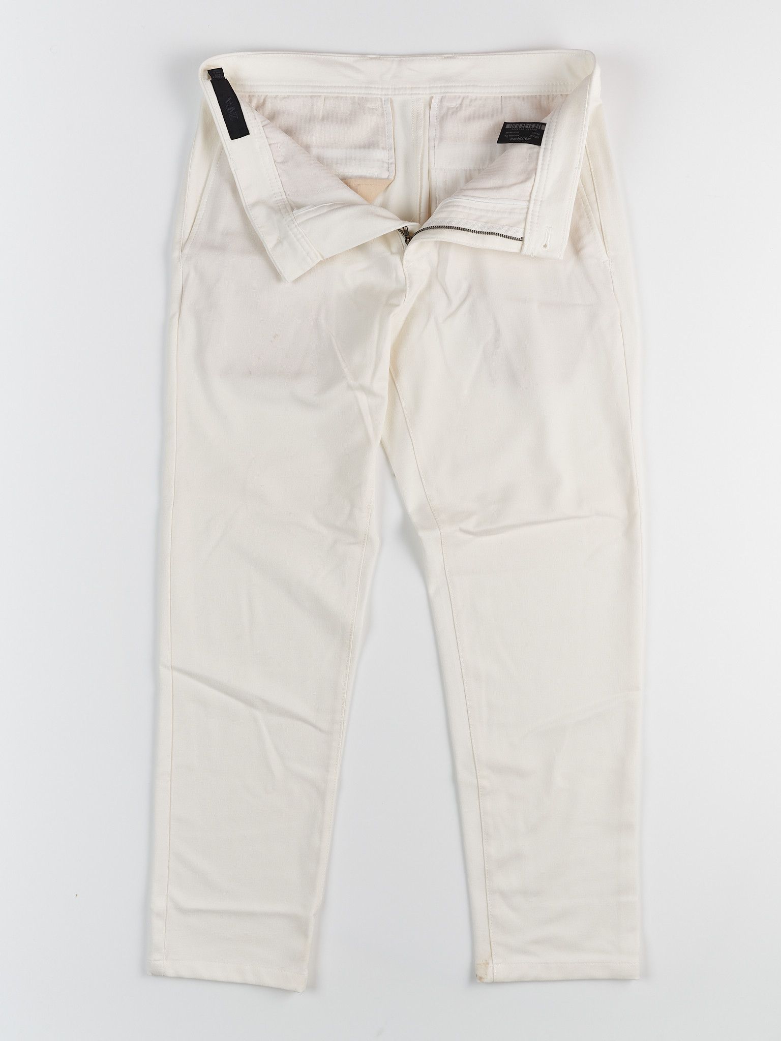 Zara ZARA STRAIGHT FIT CHINO PANTS CREME Size US 30 / EU 46 - 5 Thumbnail