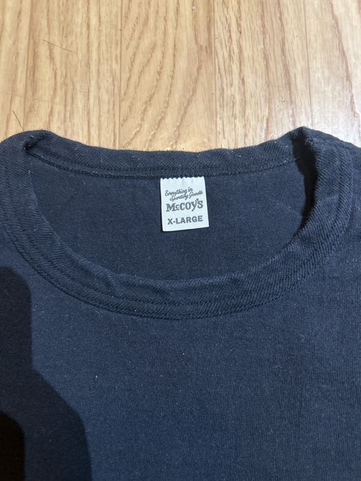 The Real McCoy's The Real McCoy’s Black Tee | Grailed