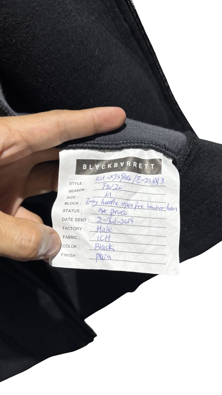 Neil Barrett Black Barrett Sample Hoodie Size US M / EU 48-50 / 2 - 9 Thumbnail