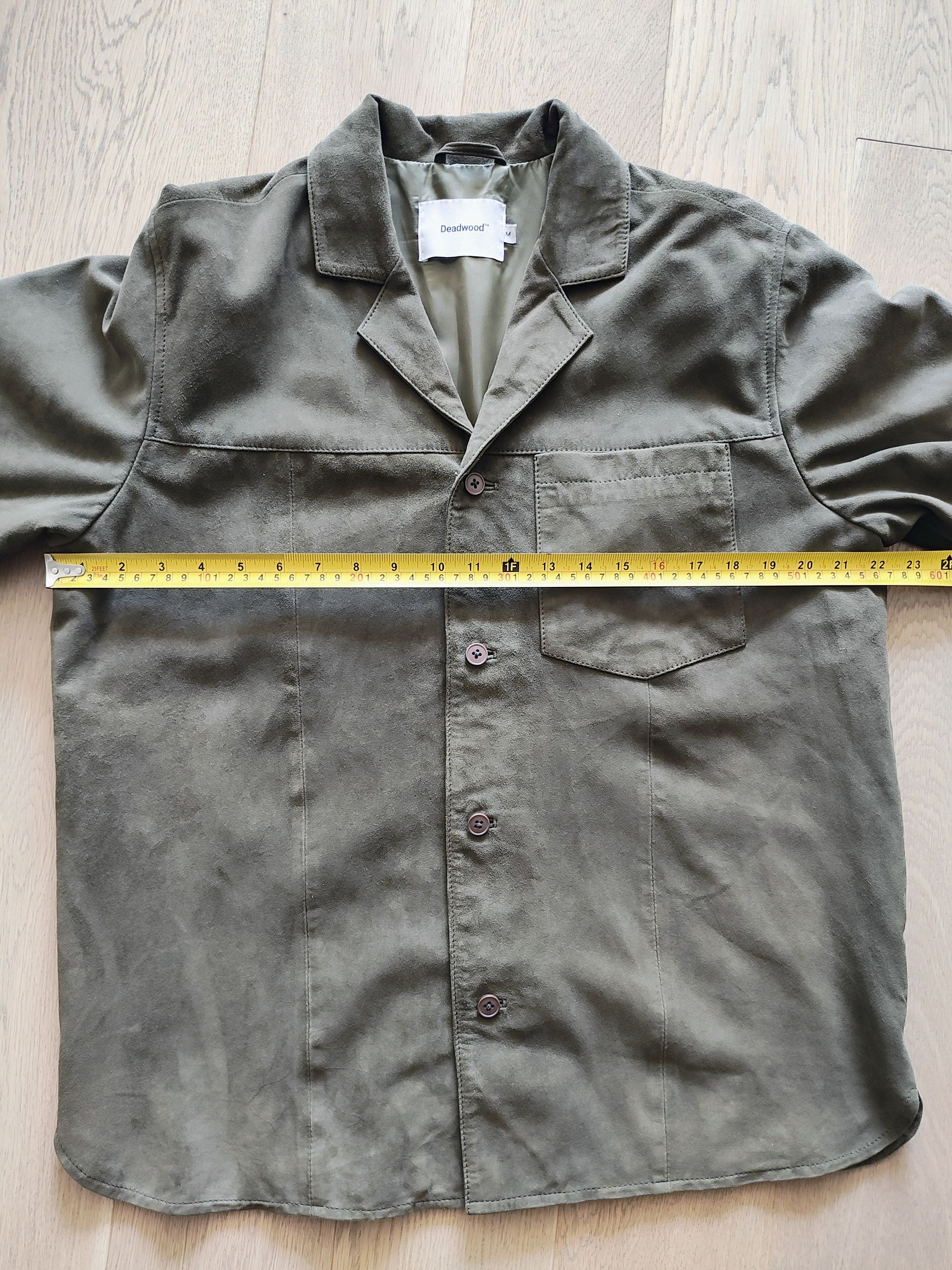 Deadwood (NWT) Suede Bahama Shirt - Olive - M Size US M / EU 48-50 / 2 - 9 Thumbnail