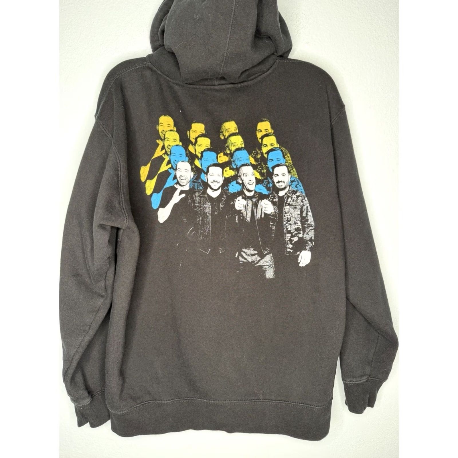 Vintage Impractical Jokers Black Caricature Logo Full Zip Hoodie Sweatshirt M Black Cotton Logo Zipper Mens Hooded Sweatshirt Size US M / EU 48-50 / 2 - 2 Thumbnail