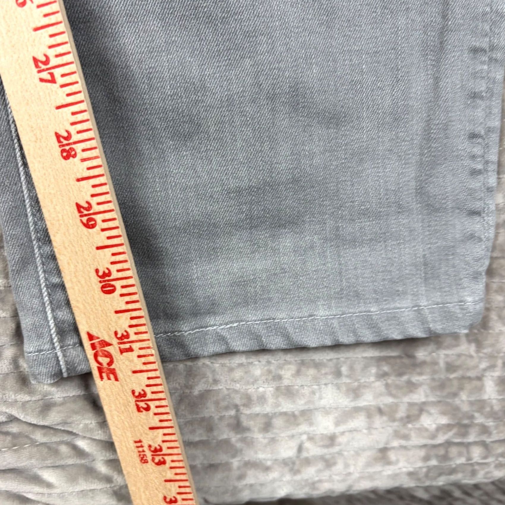 7 For All Mankind 7 For All Mankind Straight Grey Jeans Size 36 Size US 36 / EU 52 - 4 Thumbnail