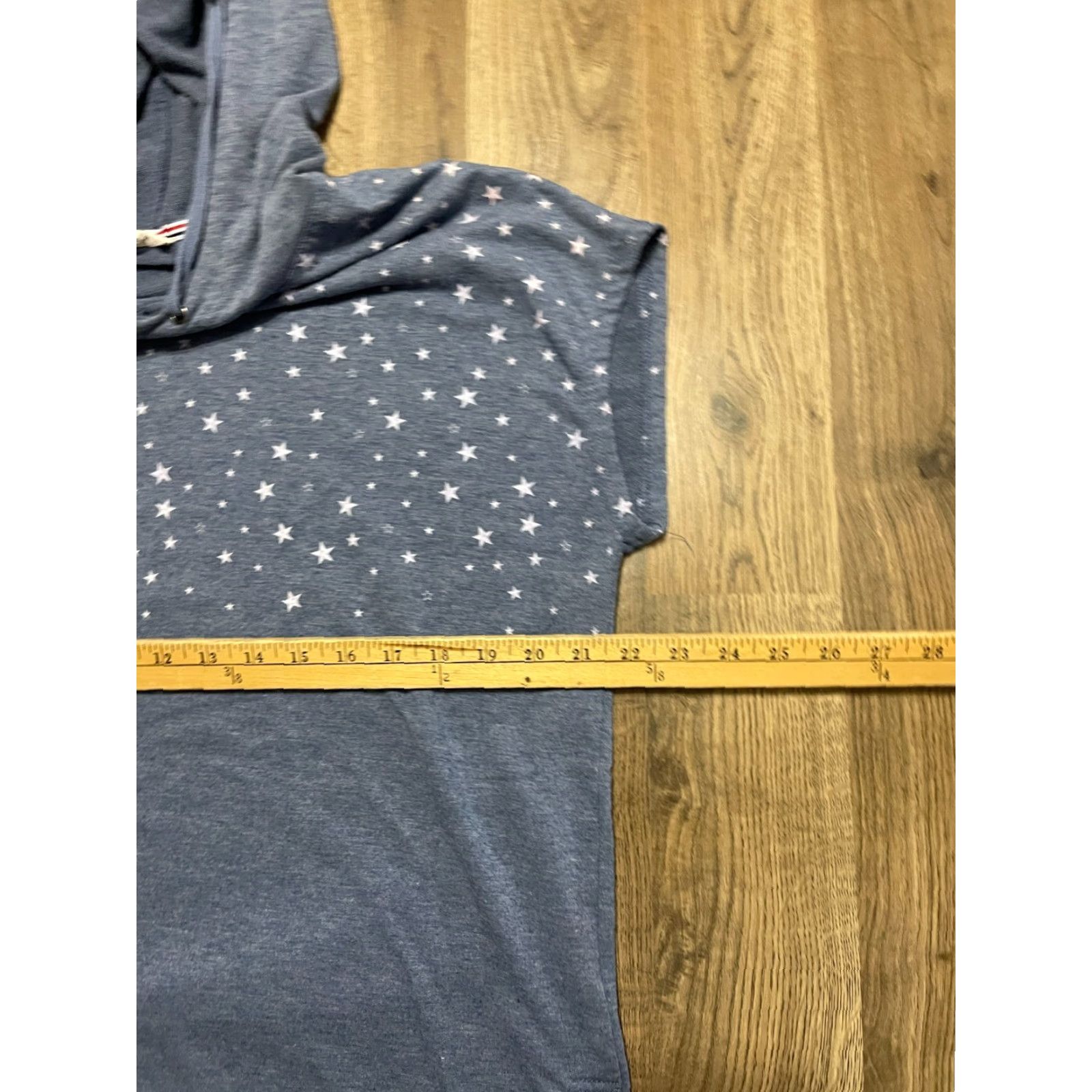 Vintage Jane & Delaney Shirt Women's Large Blue Sleeveless Hoodie Shirt Size L / US 10 / IT 46 - 6 Thumbnail